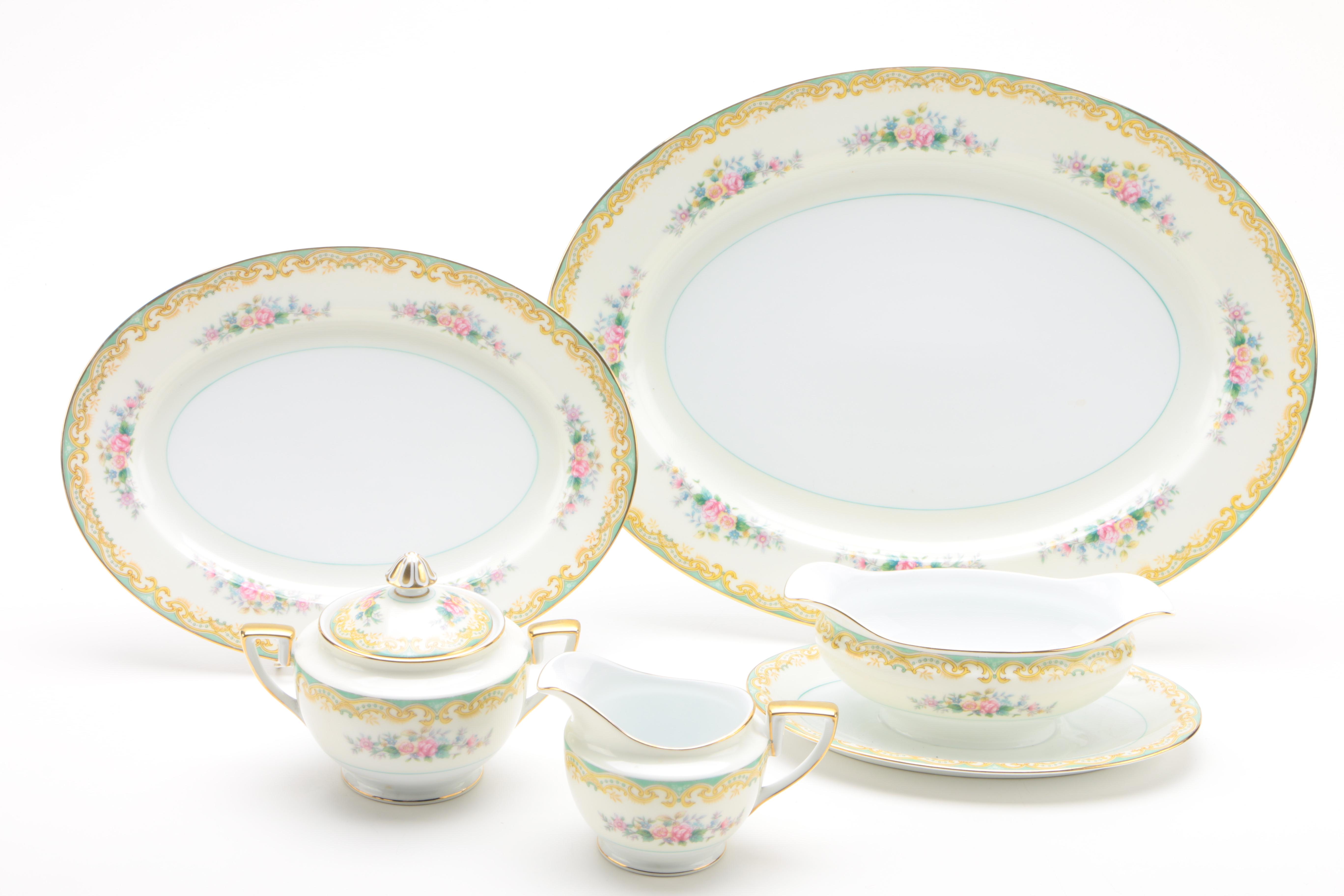 Vintage Noritake "Delta" Porcelain Dinnerware
