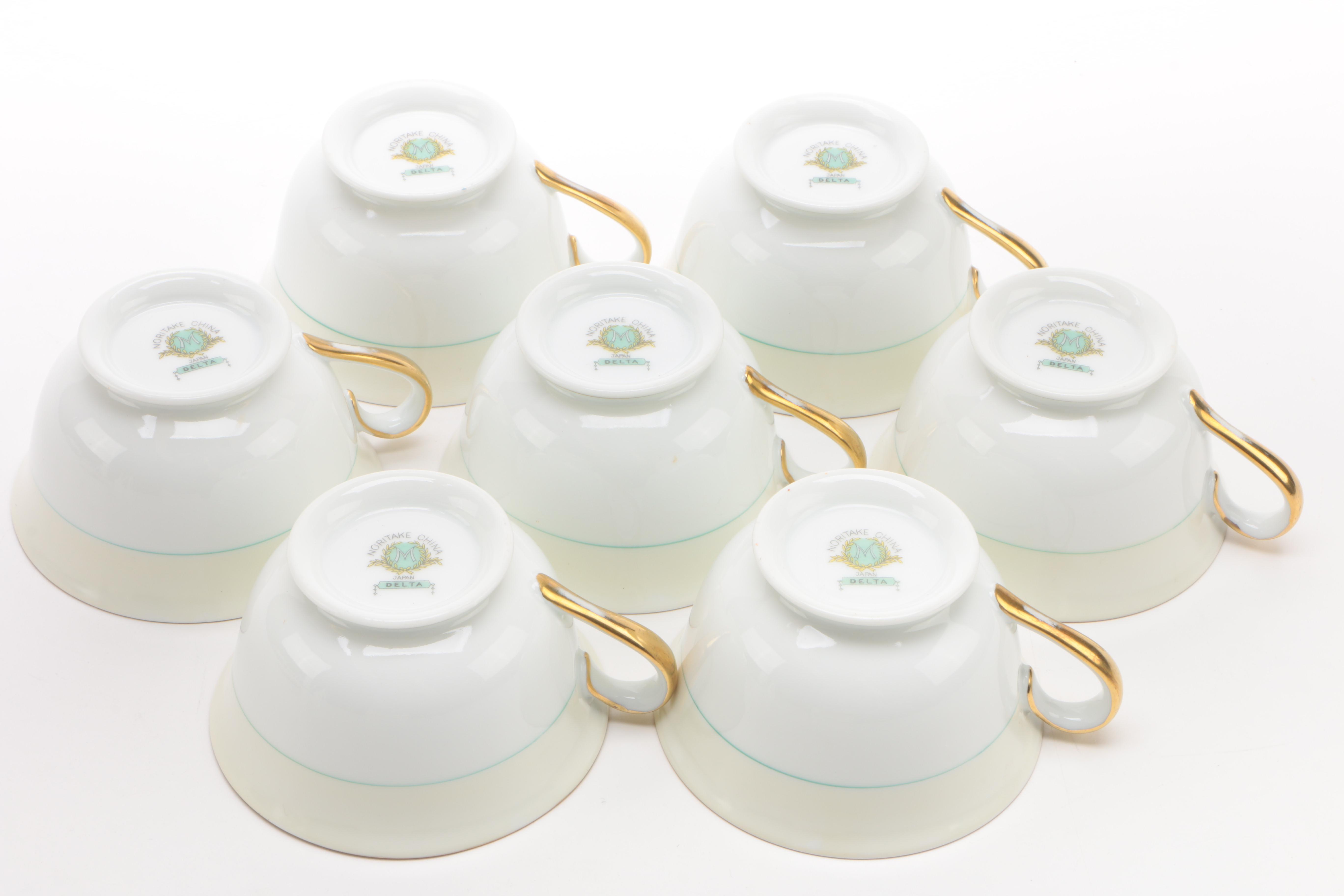 Vintage Noritake "Delta" Porcelain Dinnerware