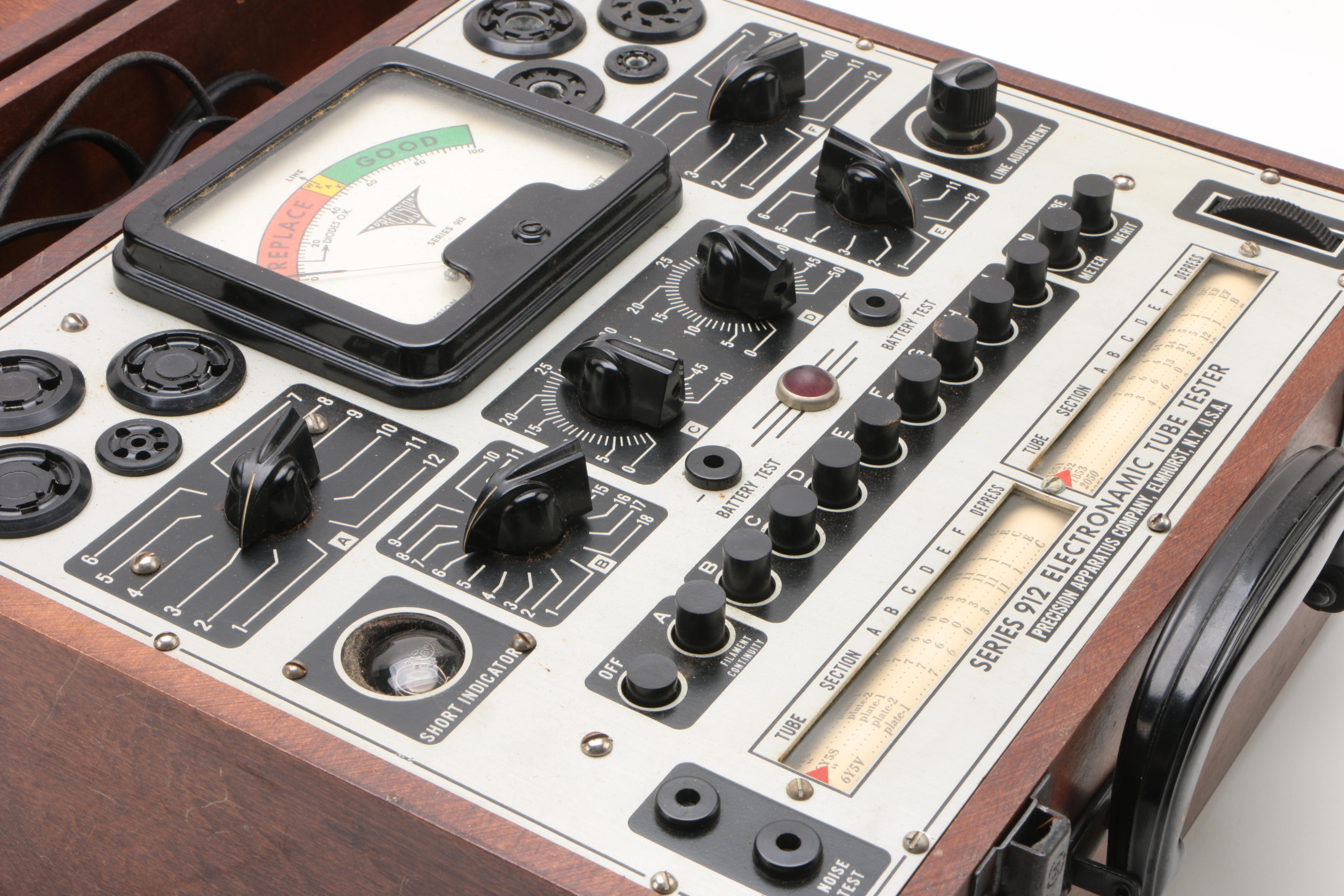 Precision Apparatus Company Series 912 Electronamic Tube Tester