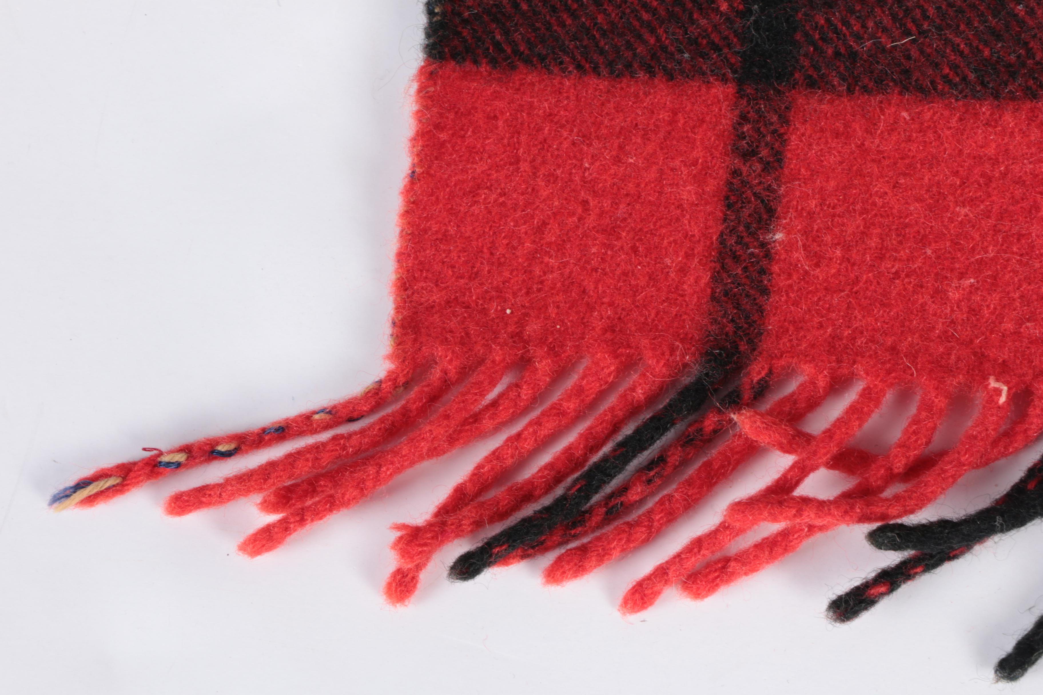 Plaid Wool Throw Blankets