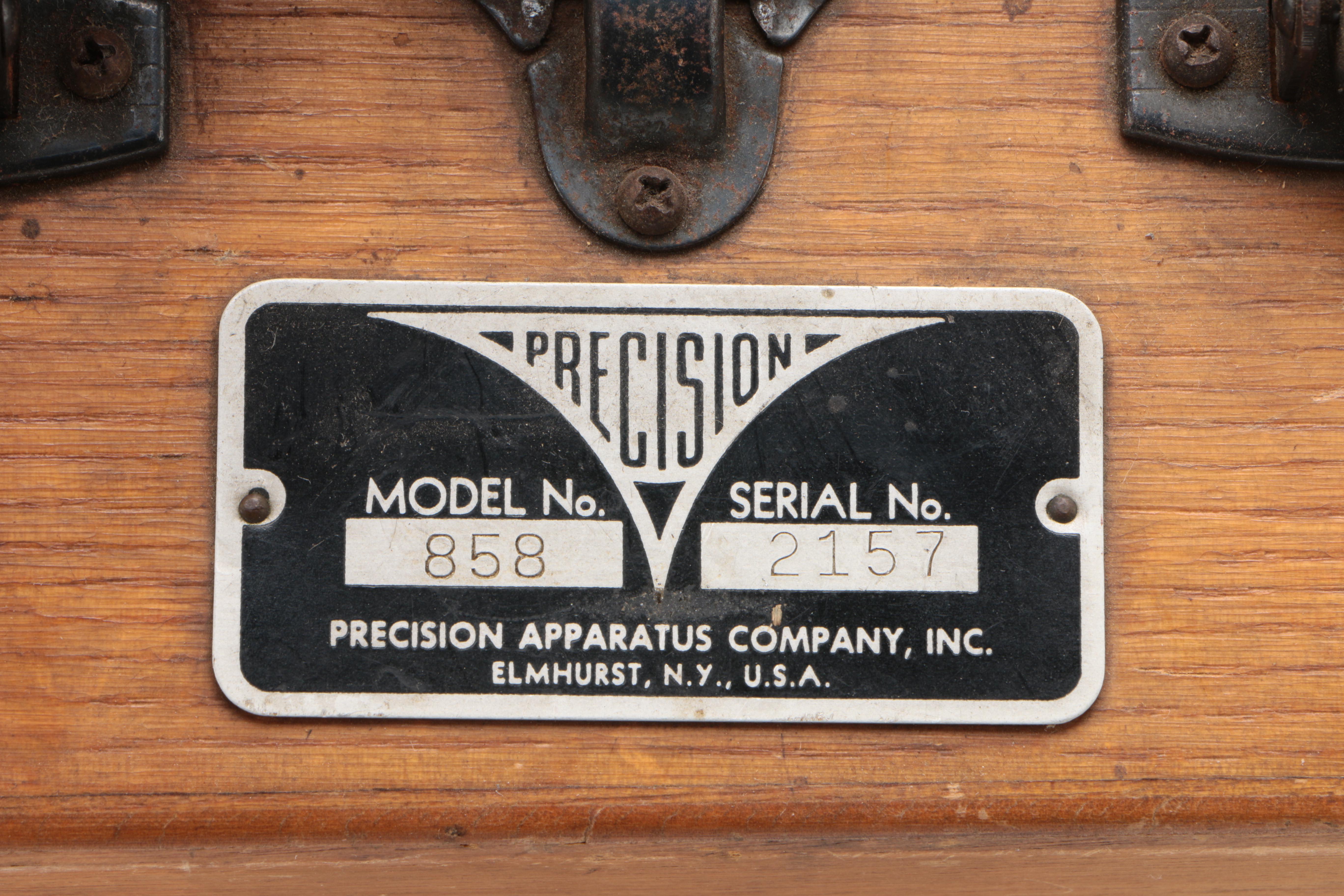 Vintage Precision Apparatus Multi-Master Tube Tester in Case