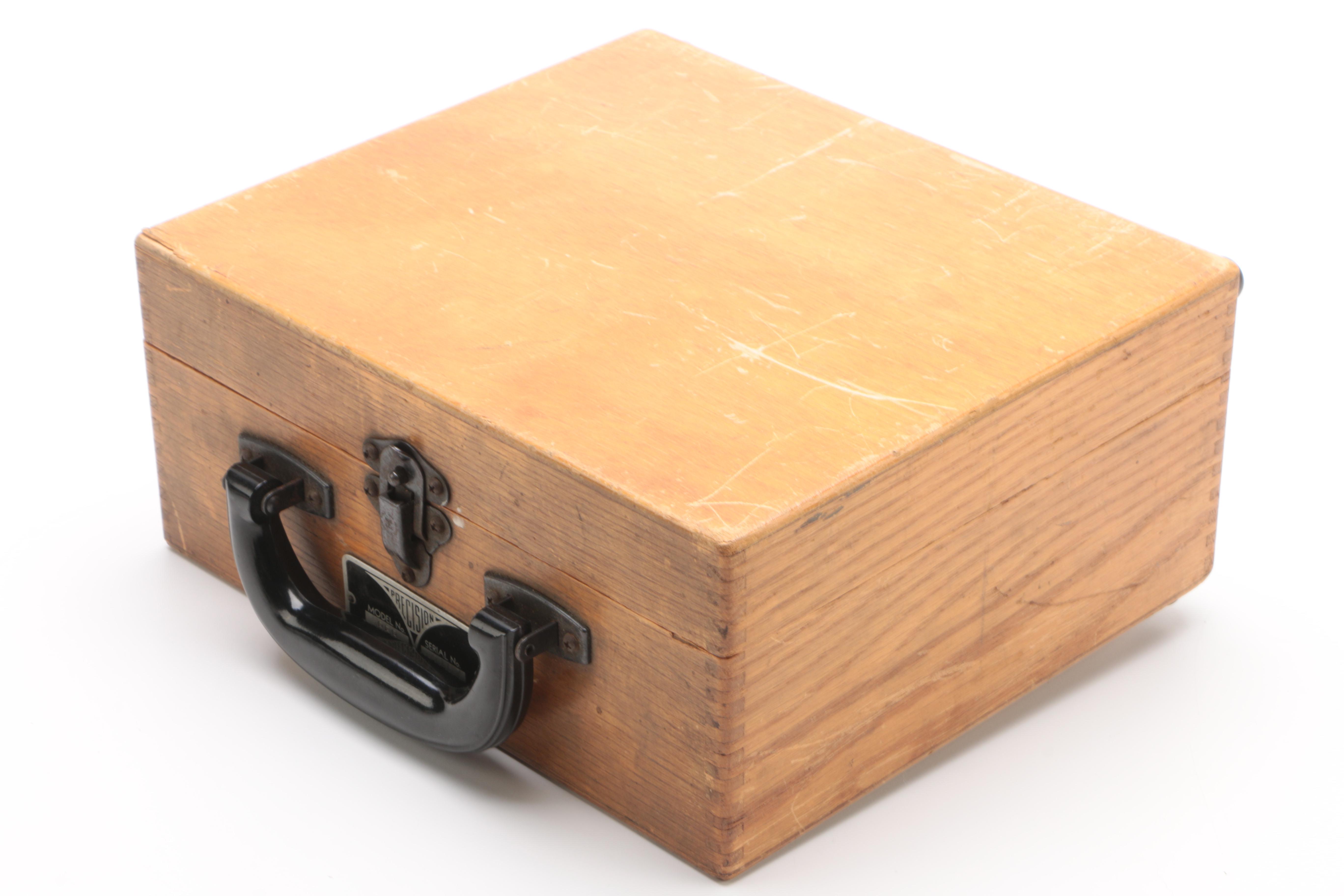 Vintage Precision Apparatus Multi-Master Tube Tester in Case