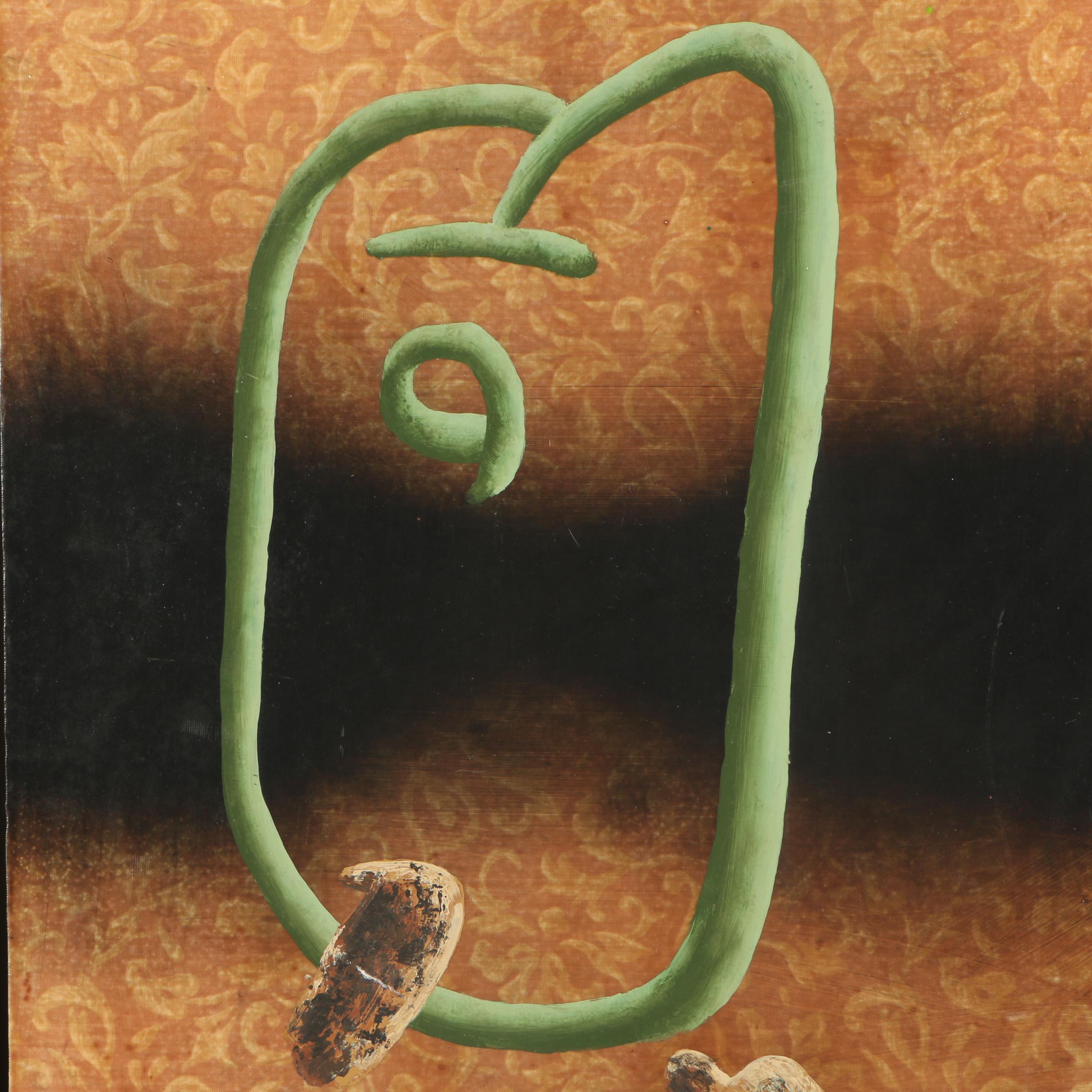 Steven LaRose 1995 Acrylic Paintings on Fabric