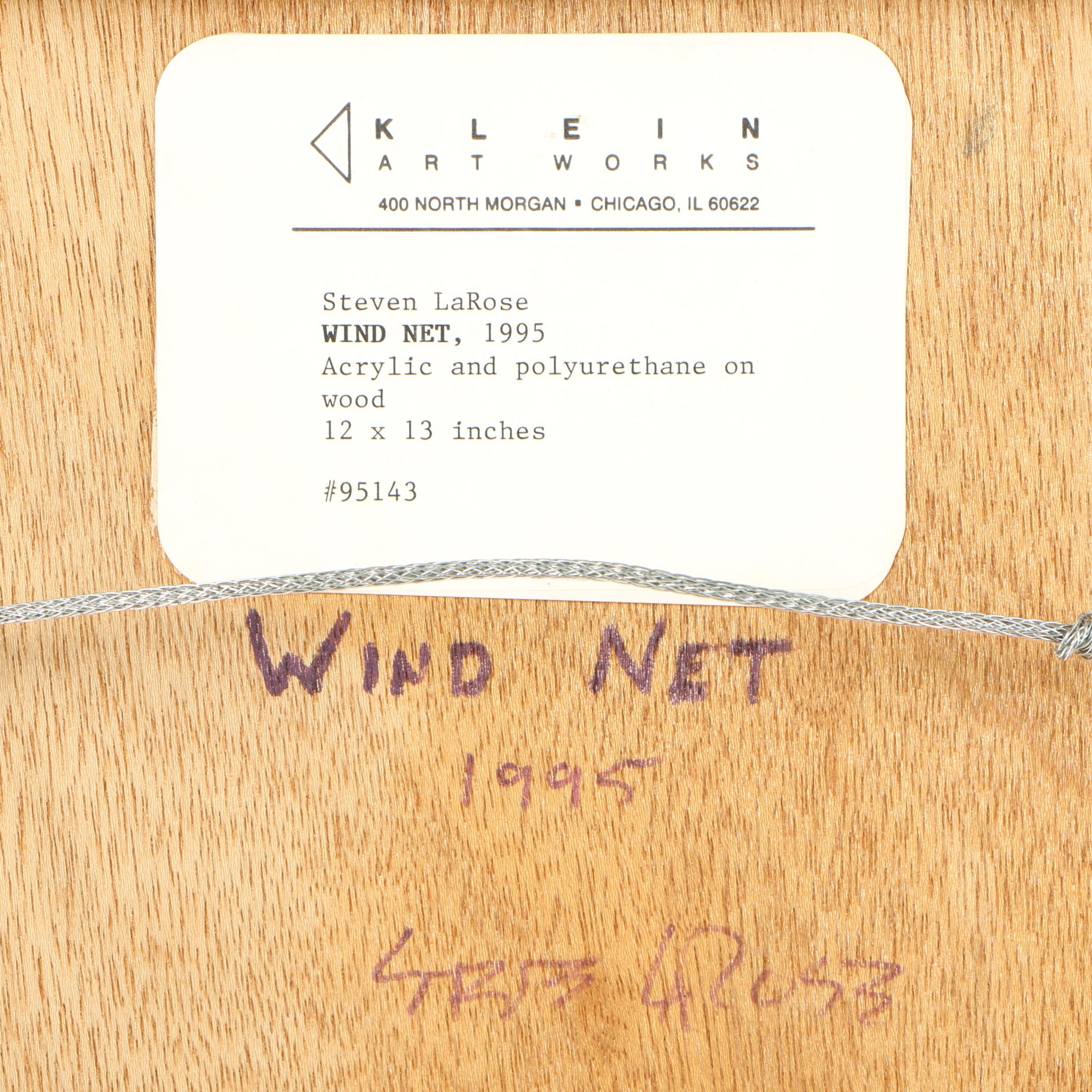 Steven LaRose 1995 Acrylic Paintings on Fabric