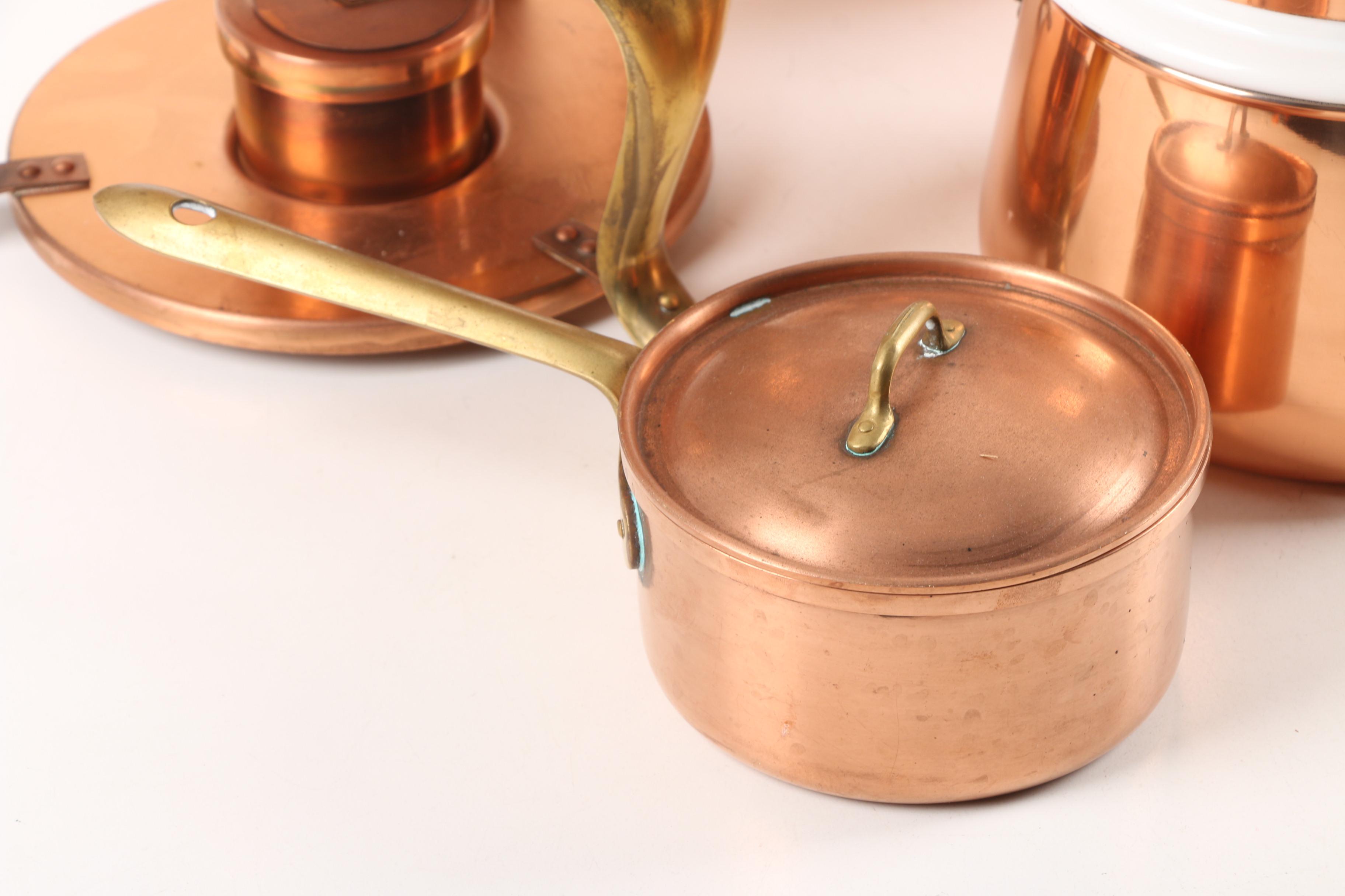 Copper Cookware Featuring Tagus Portugal
