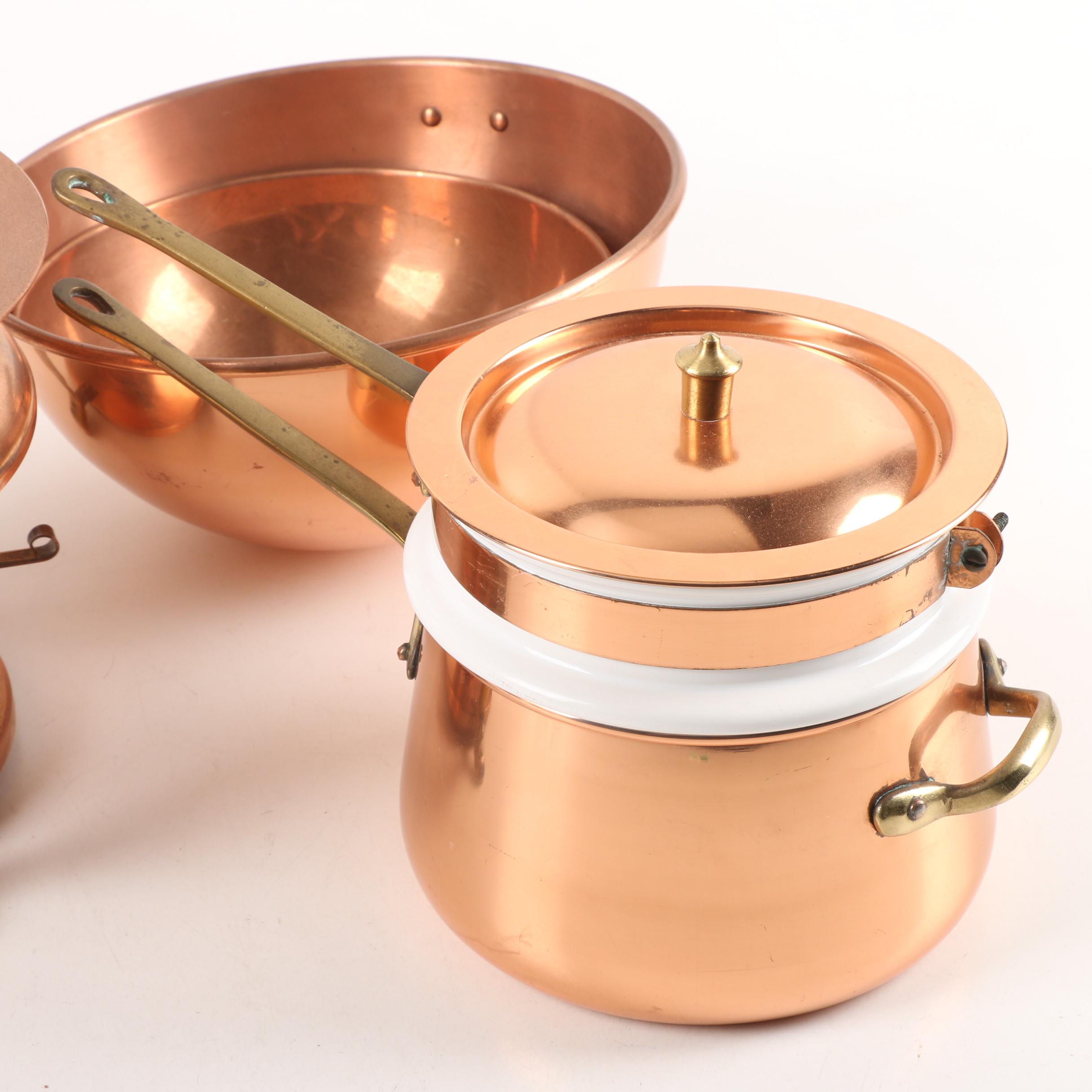 Copper Cookware Featuring Tagus Portugal