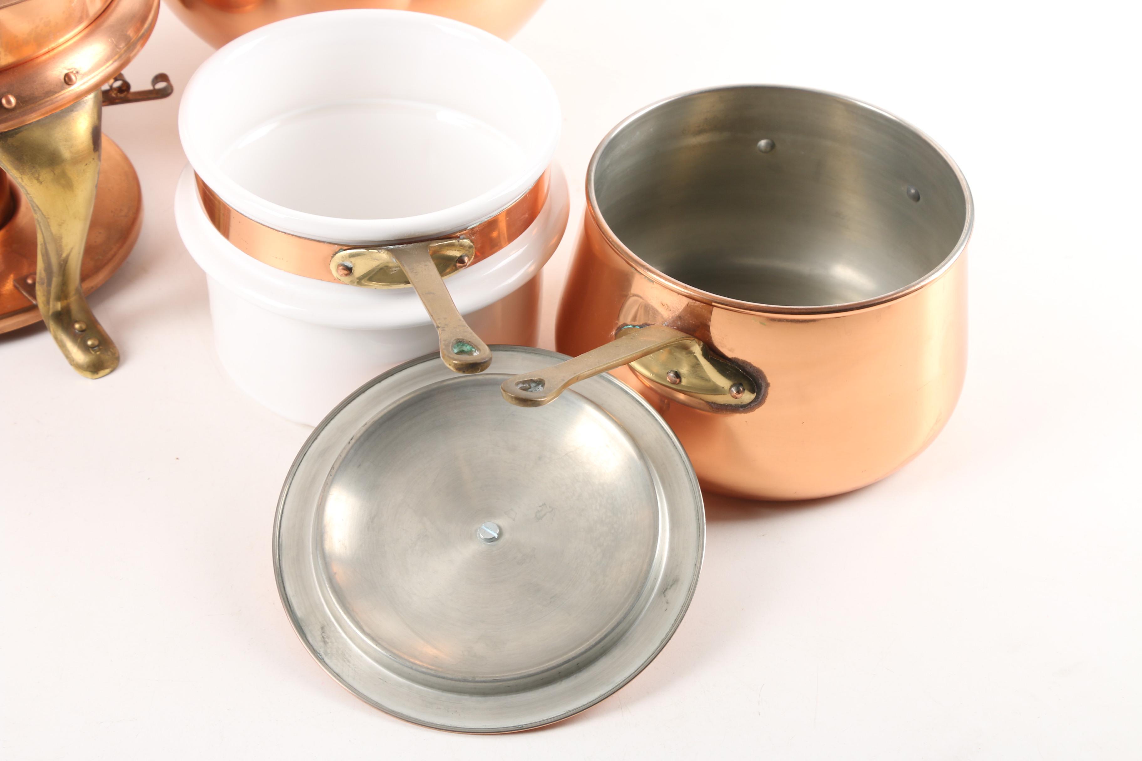 Copper Cookware Featuring Tagus Portugal