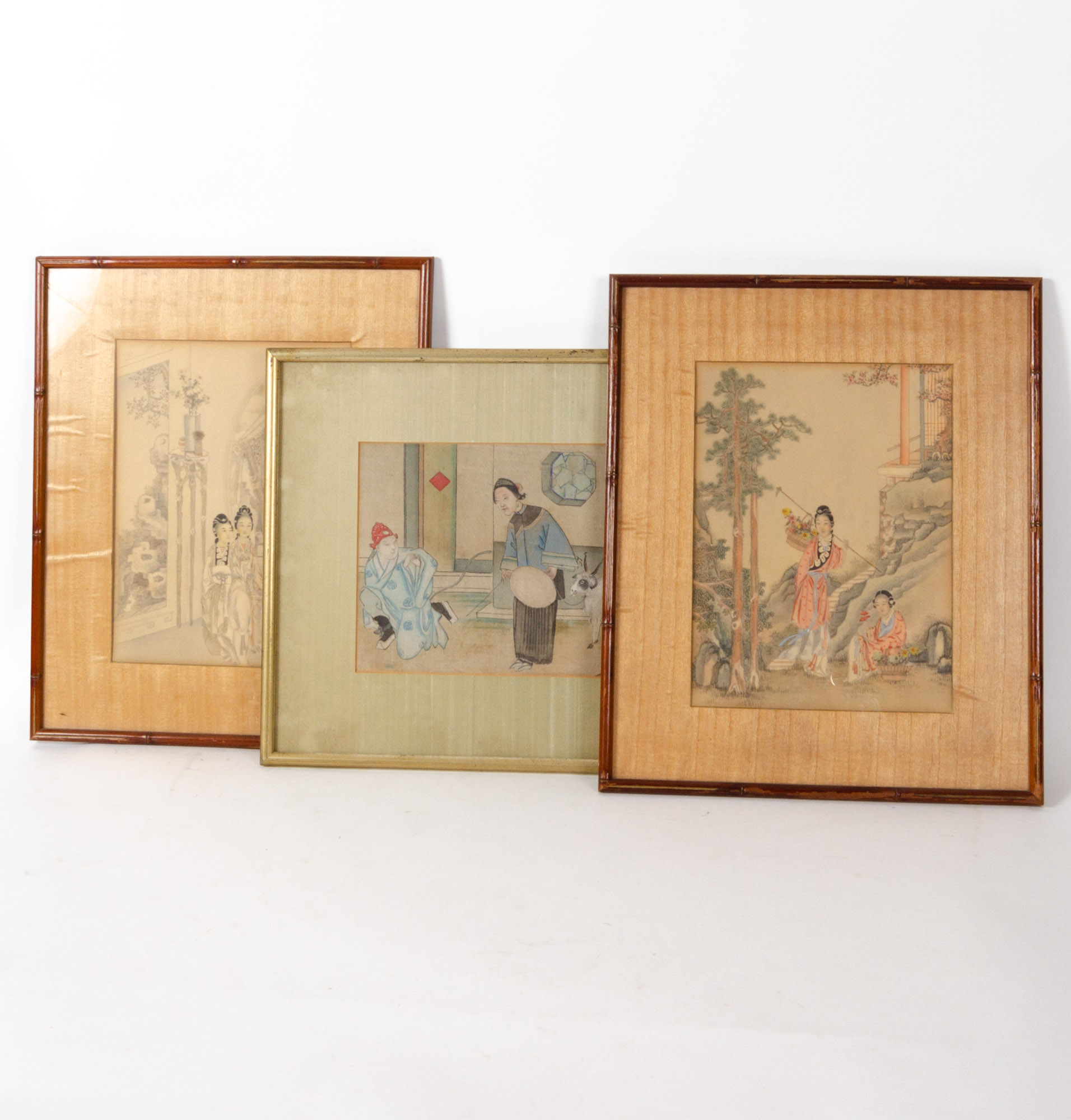 Vintage Chinese Woodblock Prints and Etching
