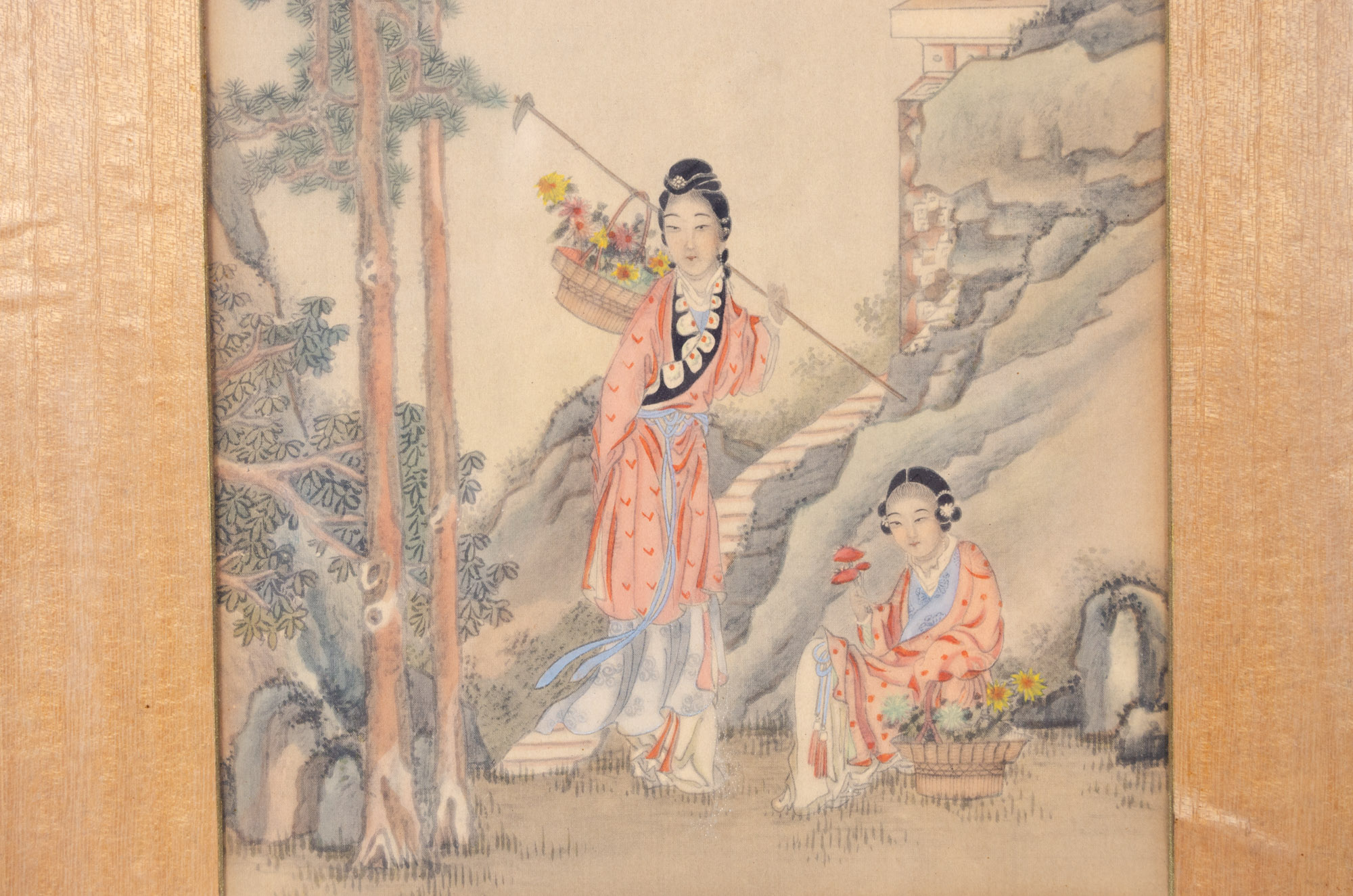 Vintage Chinese Woodblock Prints and Etching