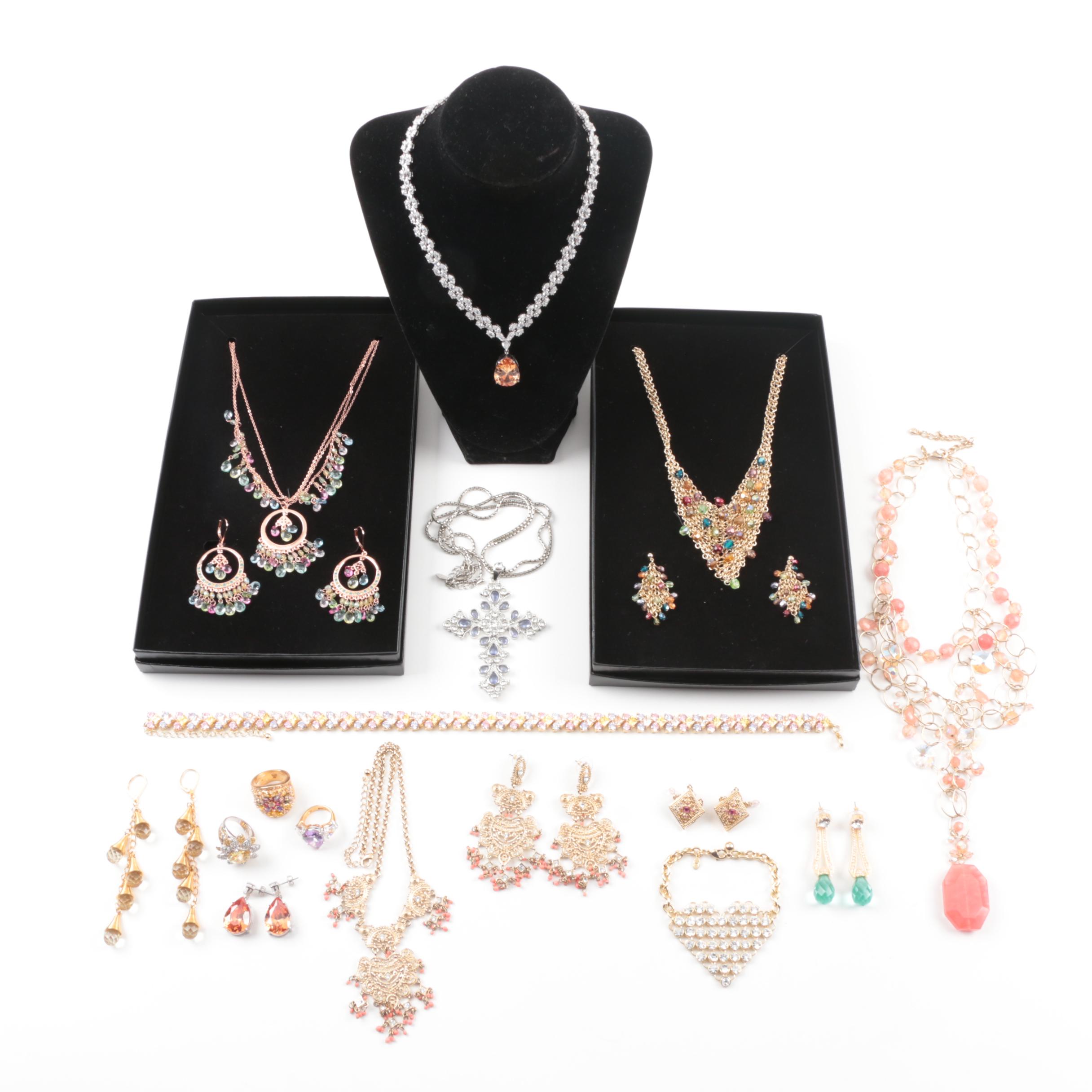 Susan Lucci Costume Jewelry with Imitation Gemstones