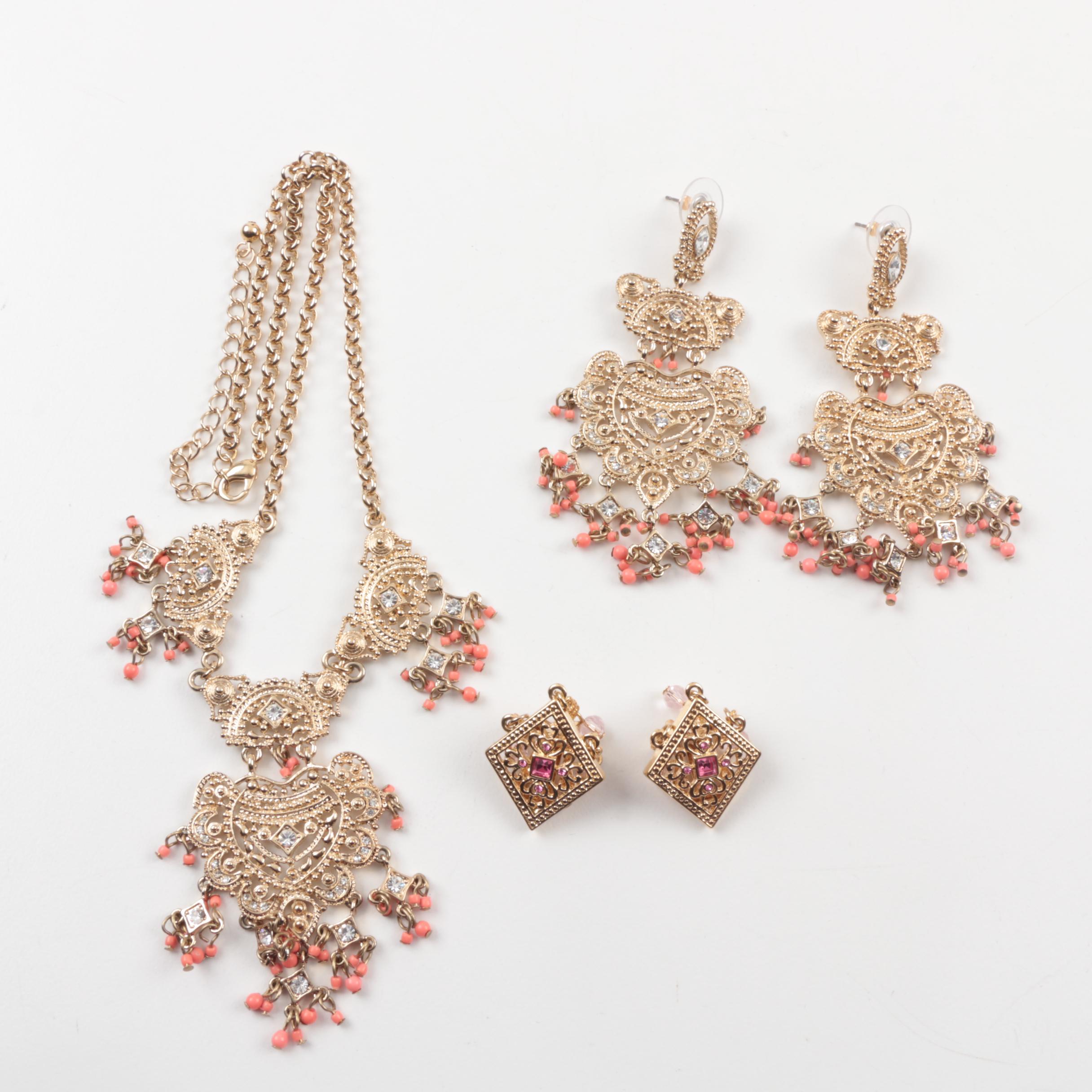 Susan Lucci Costume Jewelry with Imitation Gemstones