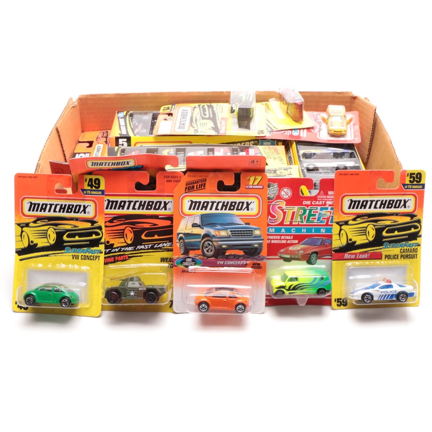1990s Matchbox Cars New In Packages