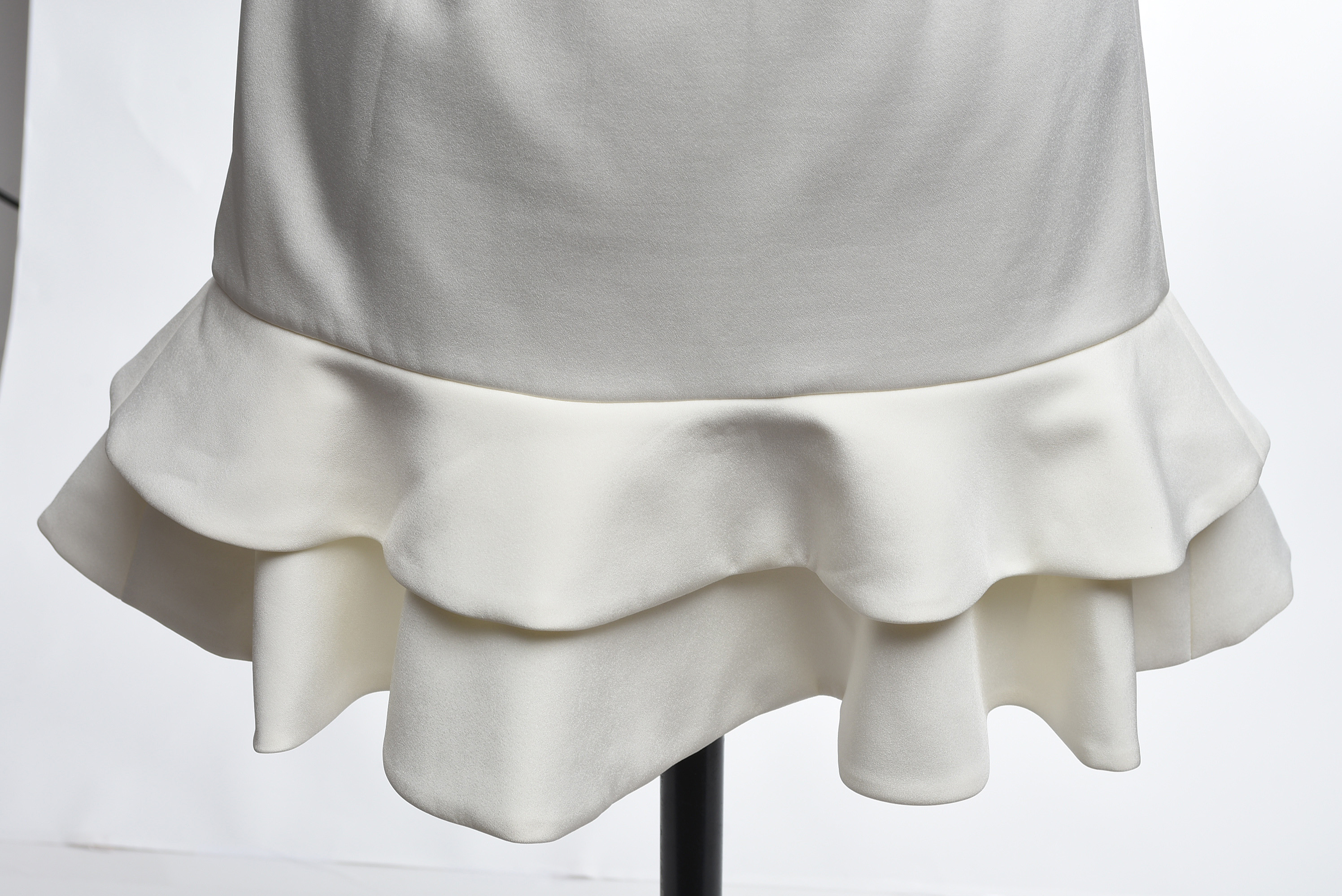 Keepsake Borderline Sleeveless Ruffled Skirt Mini Dress