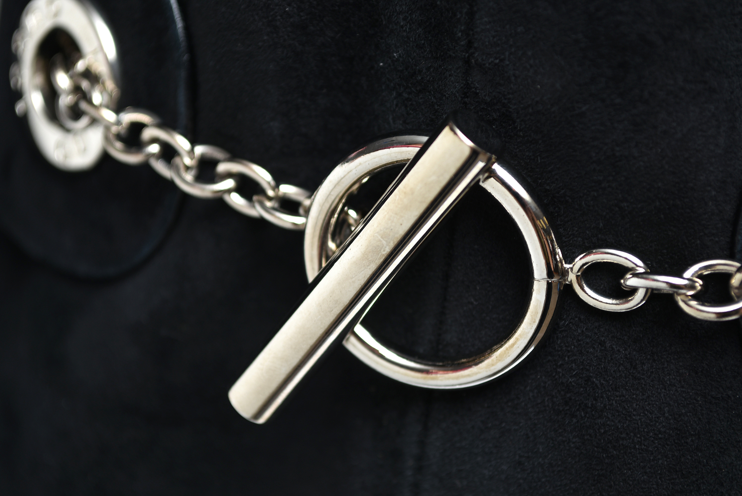 Gucci Black Lamb Suede Tunic with Belt