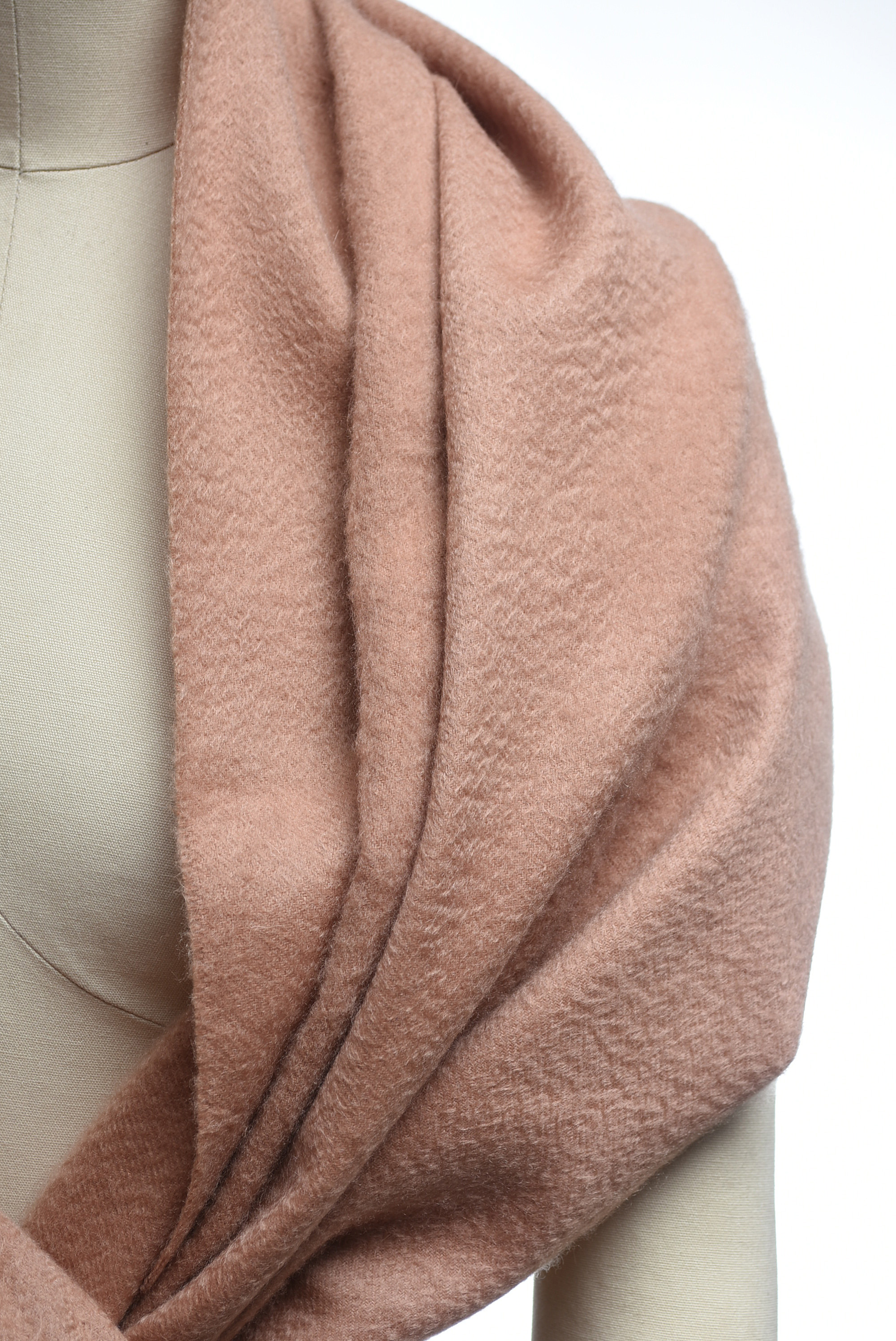 TSE Cashmere Wrap in Caramel, Made in Scotland