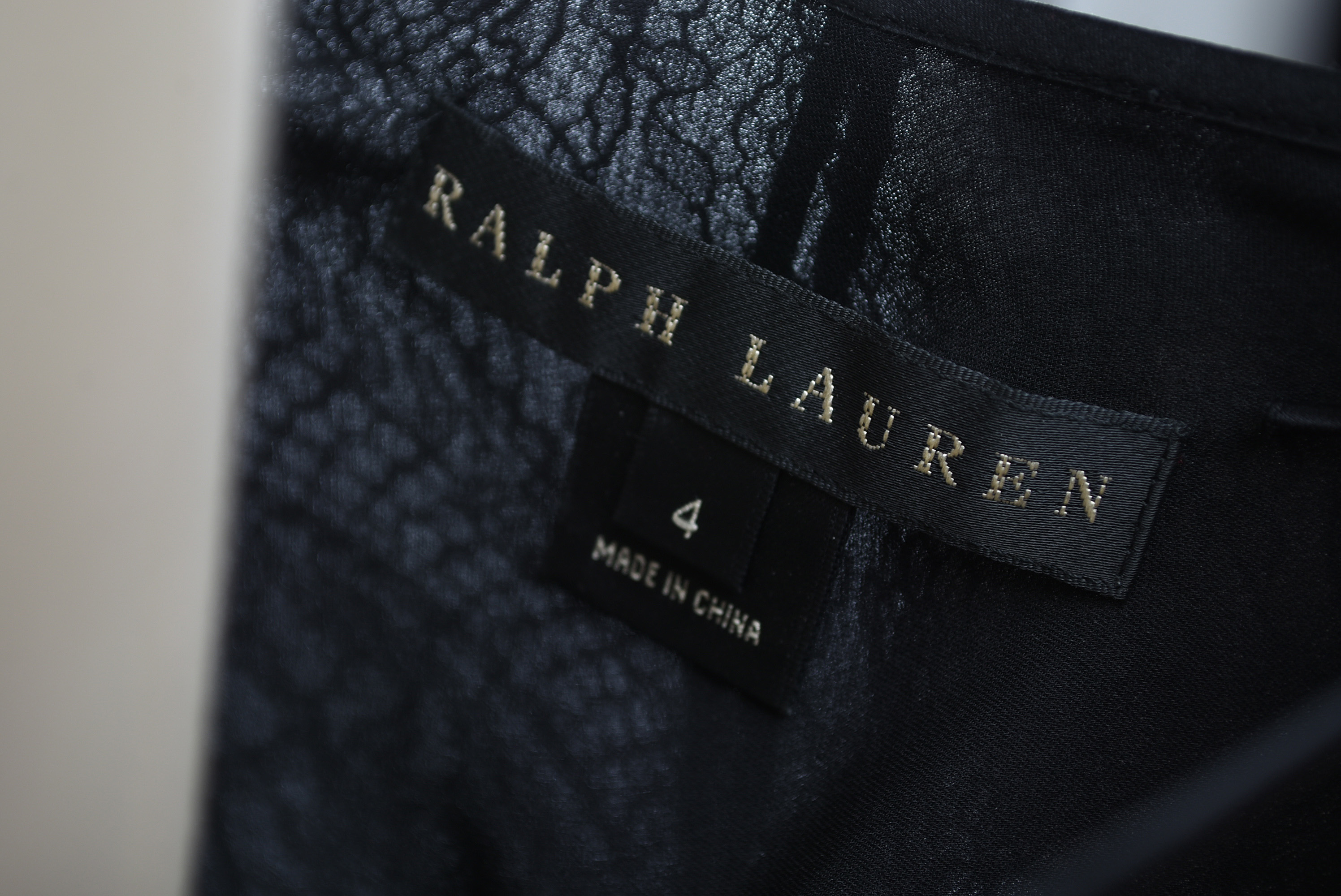 Ralph Lauren Black Label Black Cotton Blend Sleeveless Dress with Lace Overlay