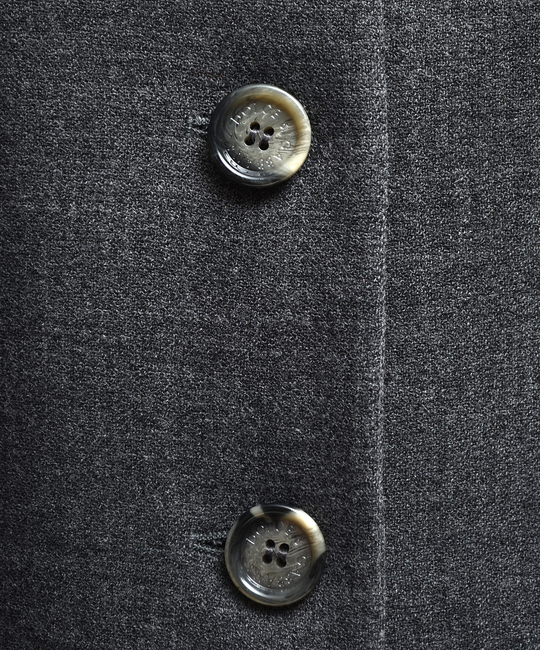 Dolce & Gabbana Gray Wool Overcoat with Mink Fur Collar