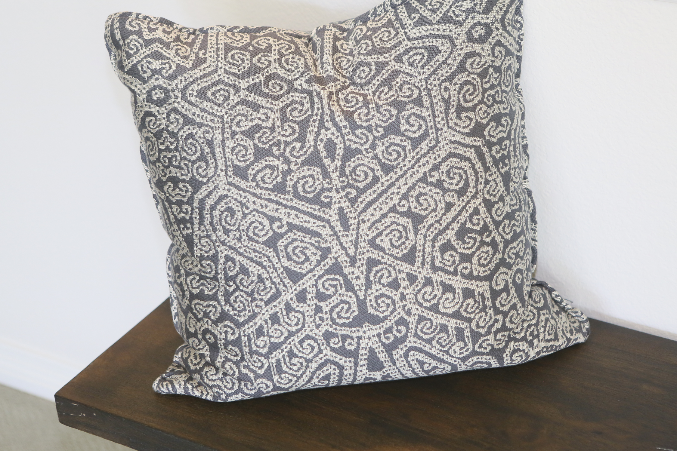 Modern Style Wood and Metal Backless Bench