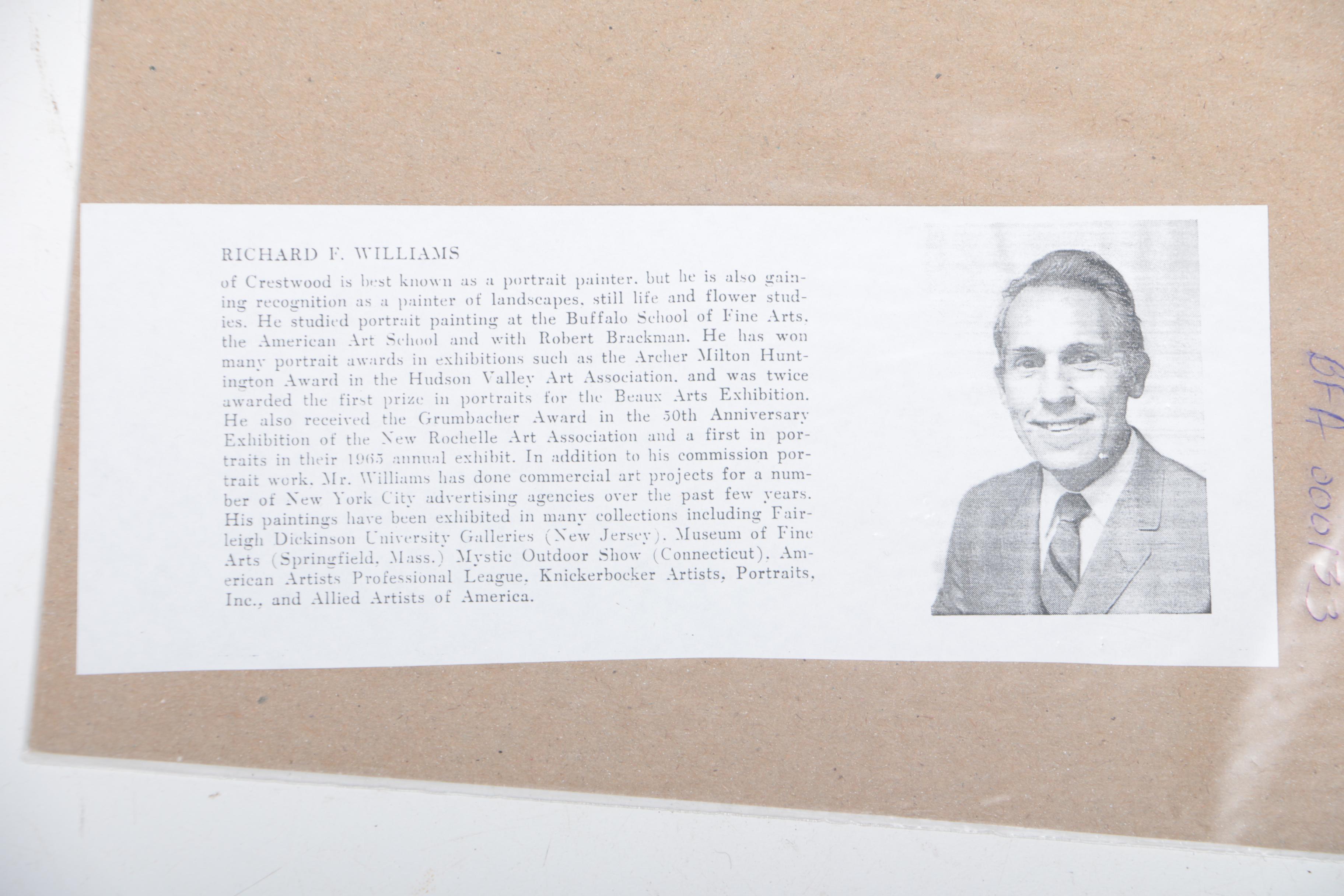 Richard Williams Mid-Century Watercolor on Paper Advertisement Illustration