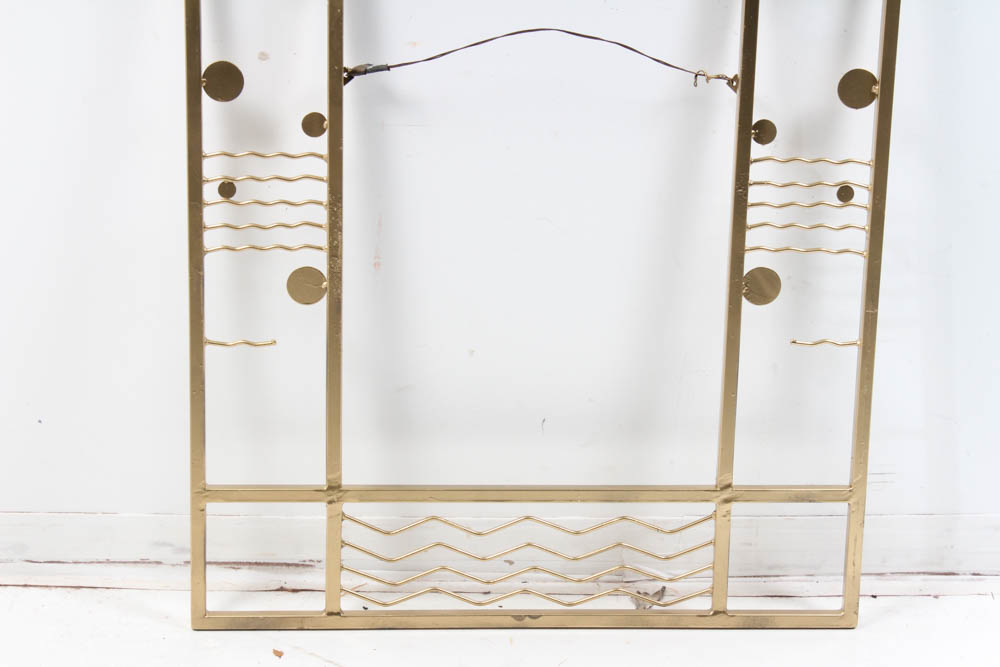 Vintage Art Deco Metal Wall Hanging