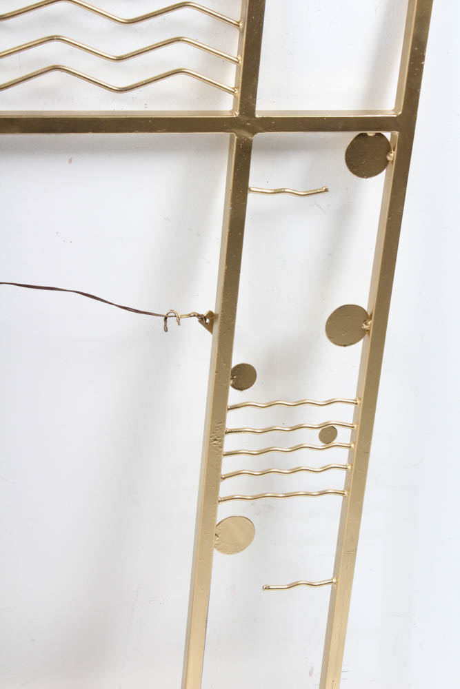 Vintage Art Deco Metal Wall Hanging