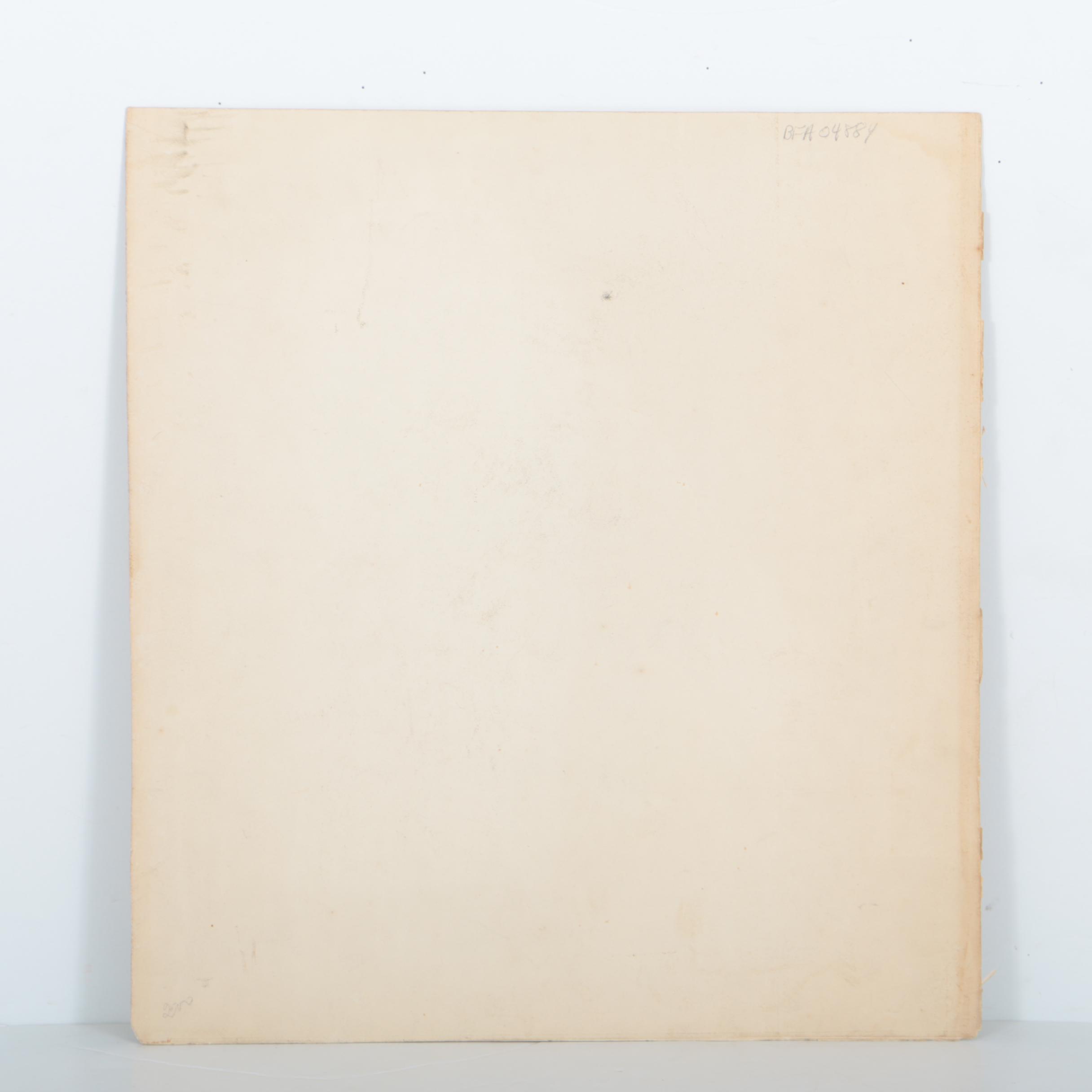 Lucile Patterson Marsh Mid 20th Century Watercolor Illustration of a Fisherman