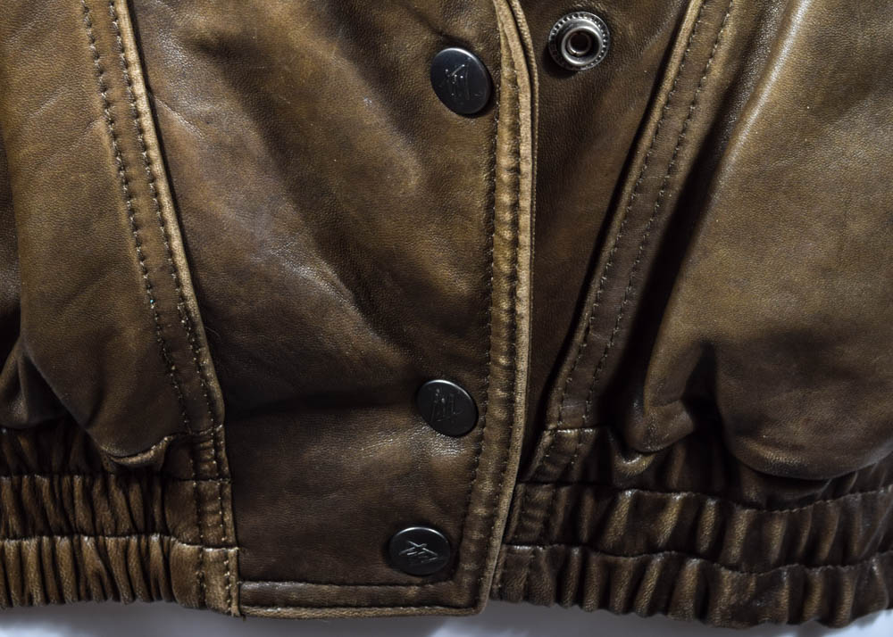 Vintage Tannery West Leather Bomber and a Lambskin Suede Jacket