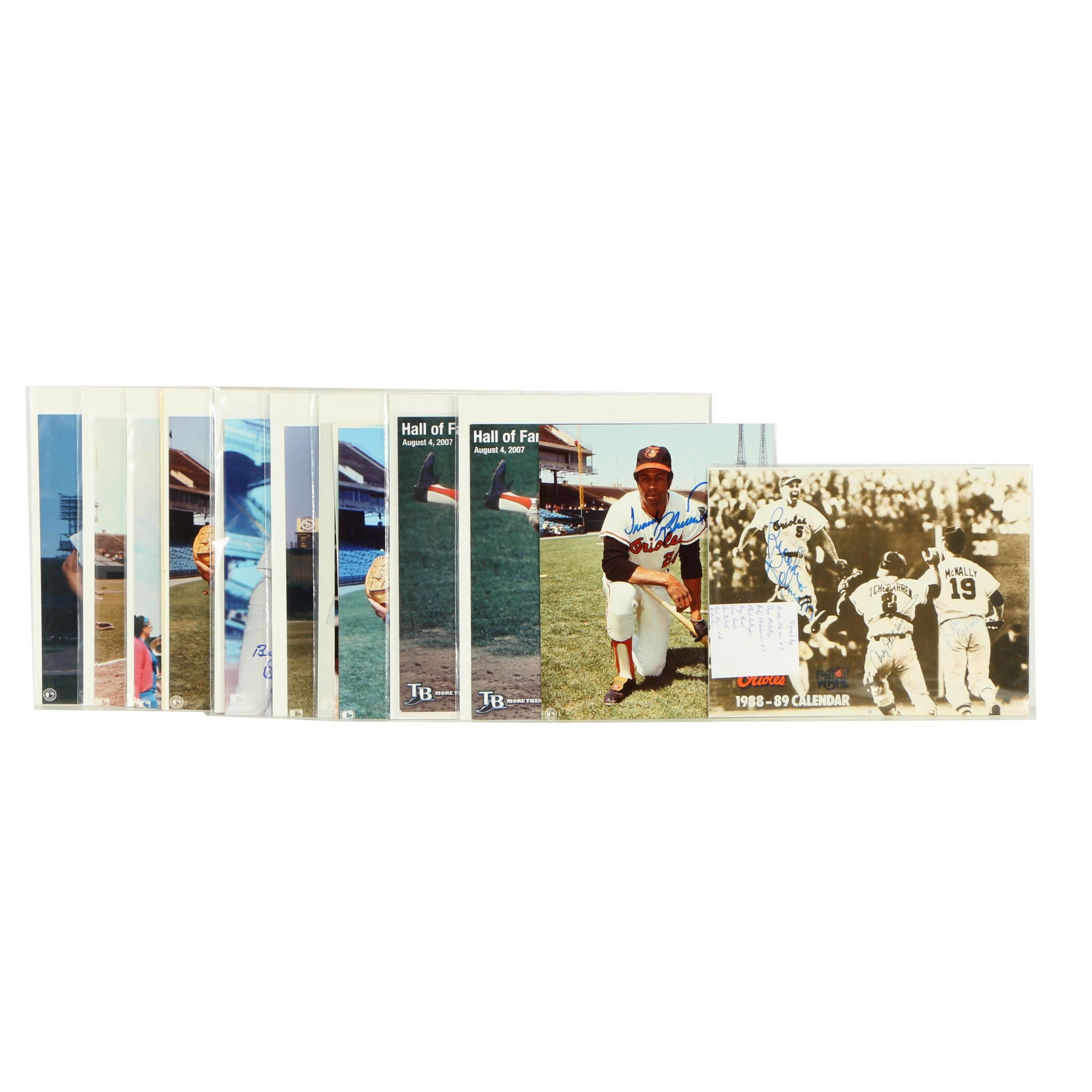 Baltimore Orioles Autographed Photos and Other Memorabilia