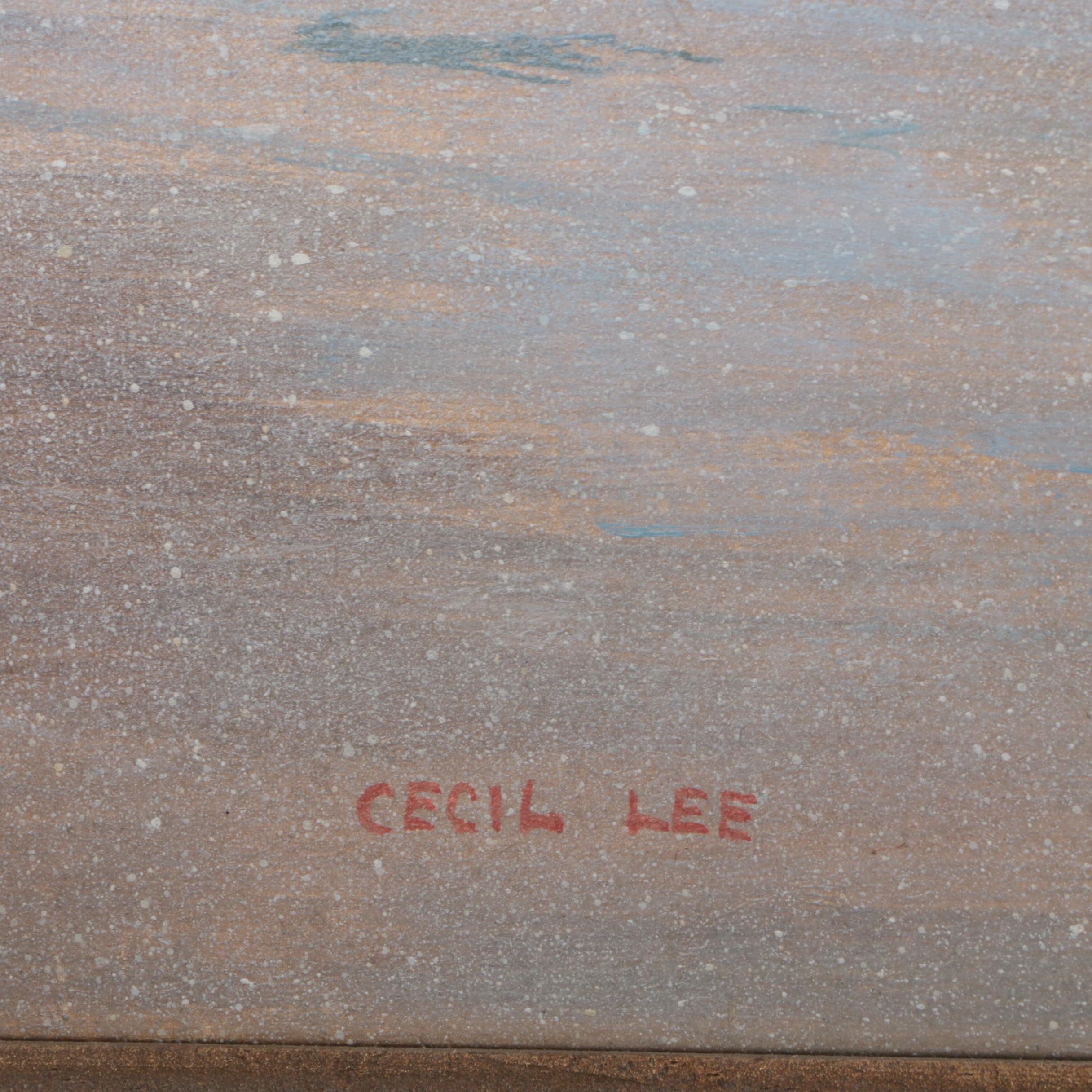 Cecil Lee Oil Painting of Seascape