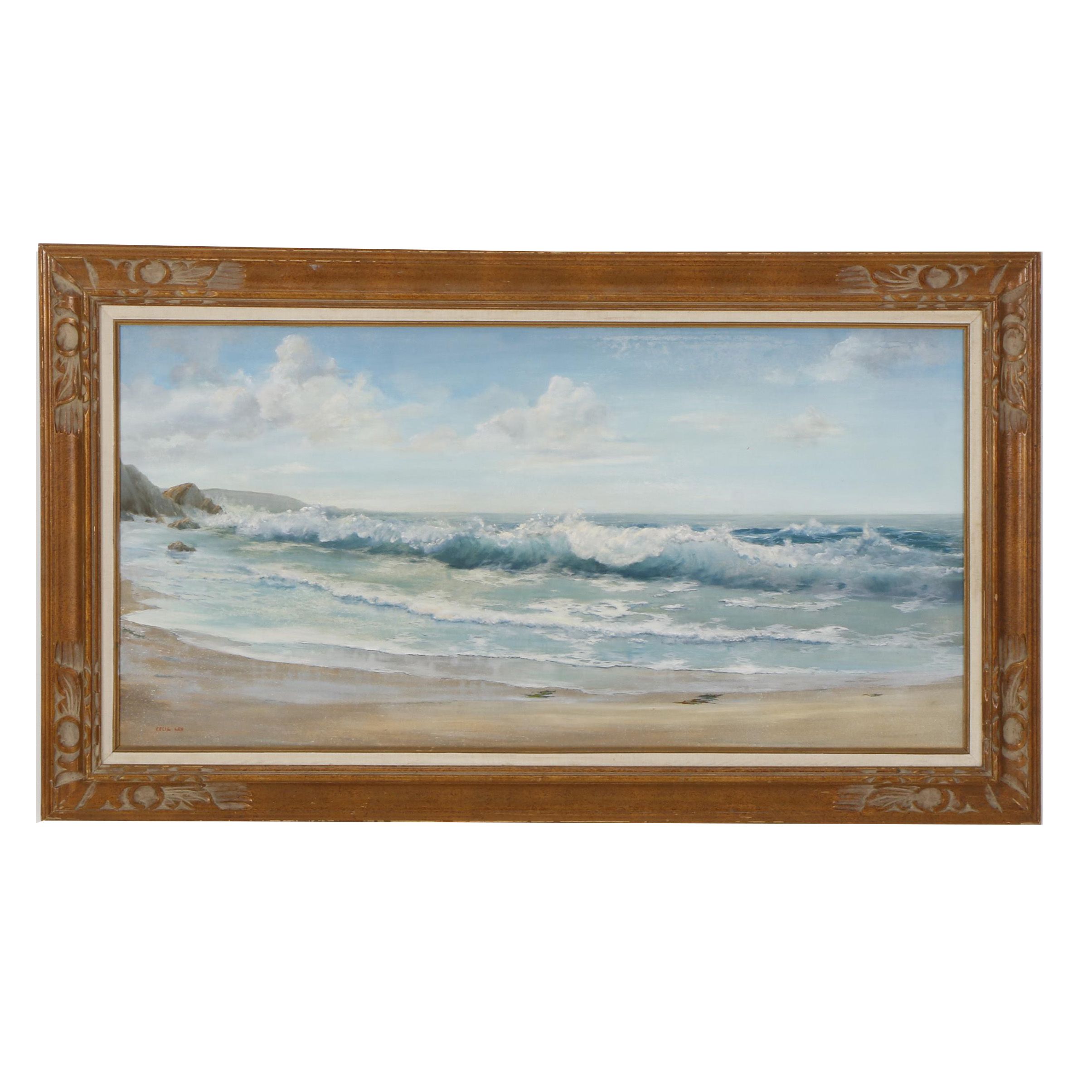 Cecil Lee Oil Painting of Seascape