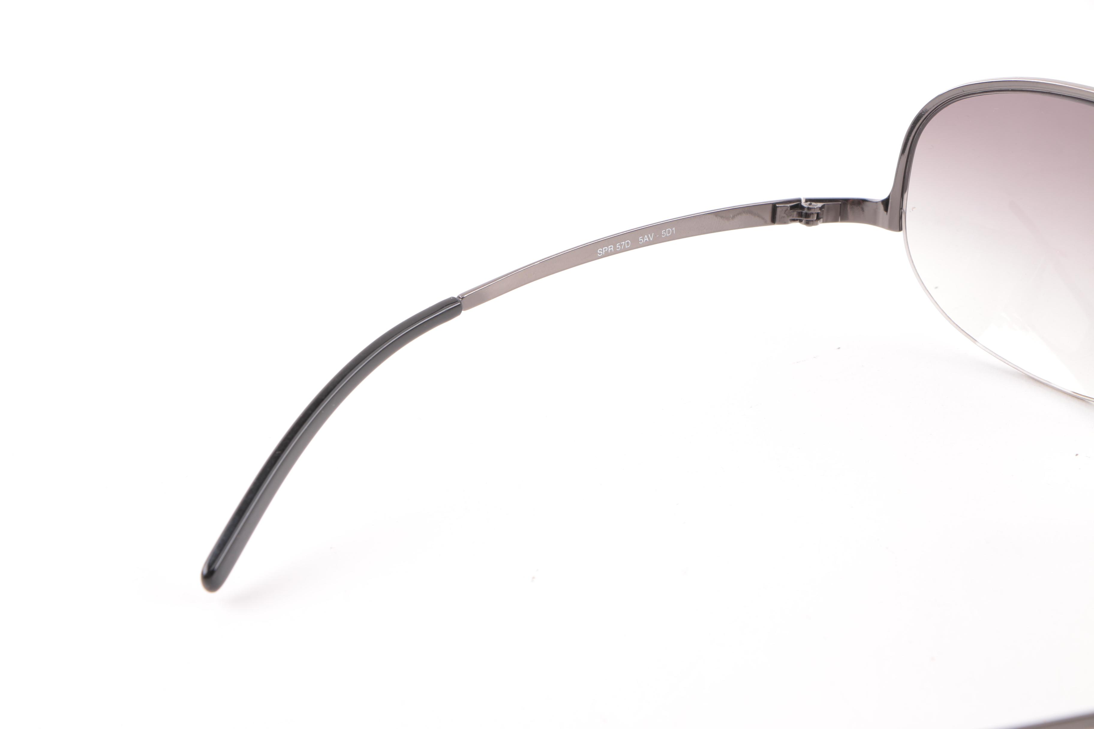 Prada SPR 57D Mirrored Sunglasses with Case