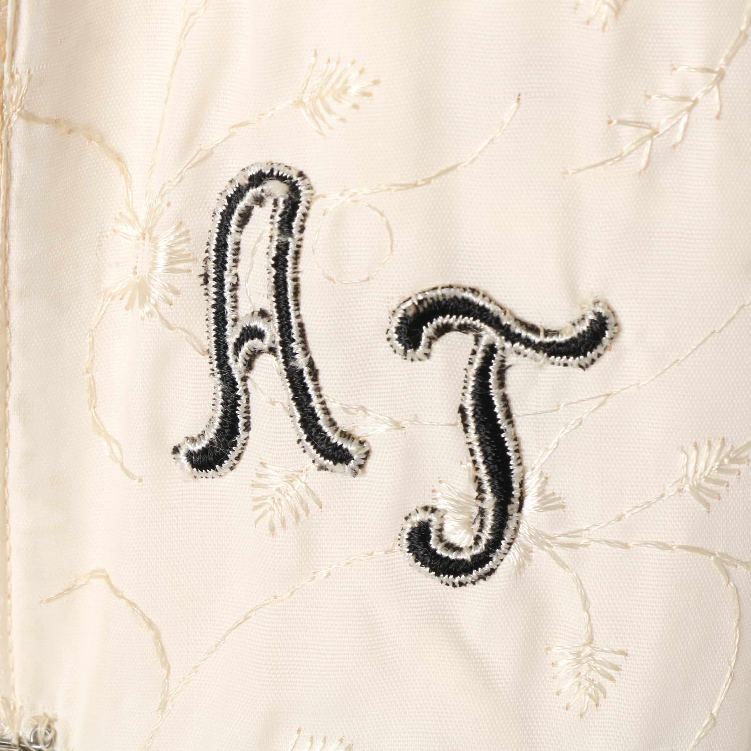 1950s Cashmere and Silk Ribbon Sweaters with Dyed Fox Fur and Mink Fur Collars