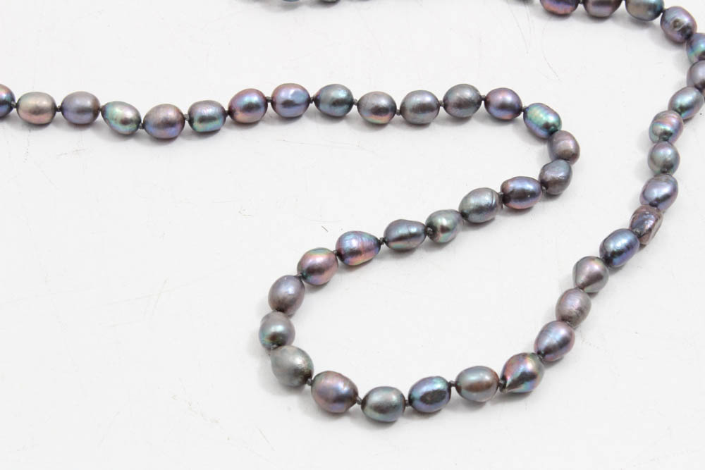 Vintage Cultured Freshwater Pearl Opera Necklace