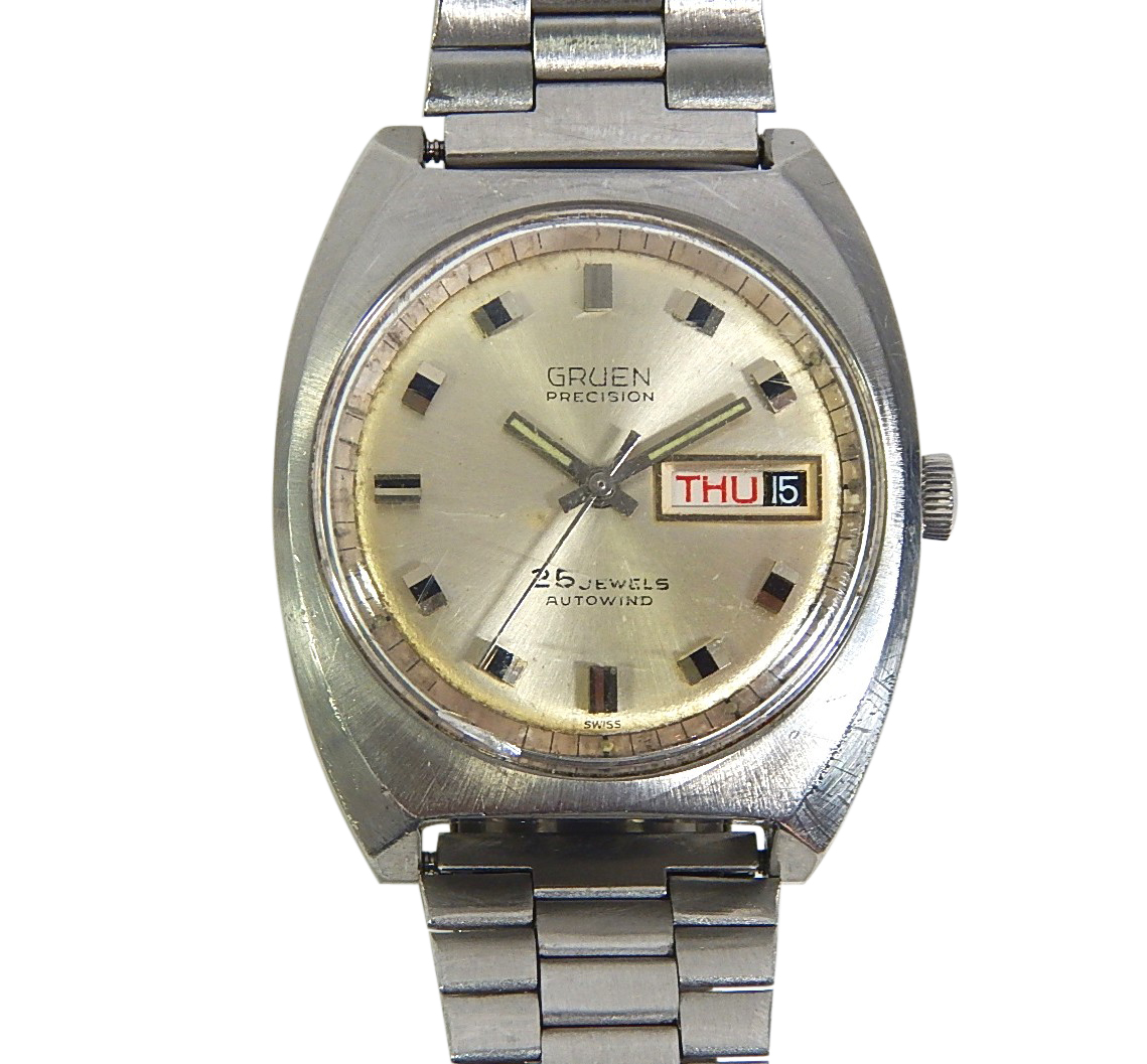 Gruen Precision 25 Jewel Autowind Swiss Watch