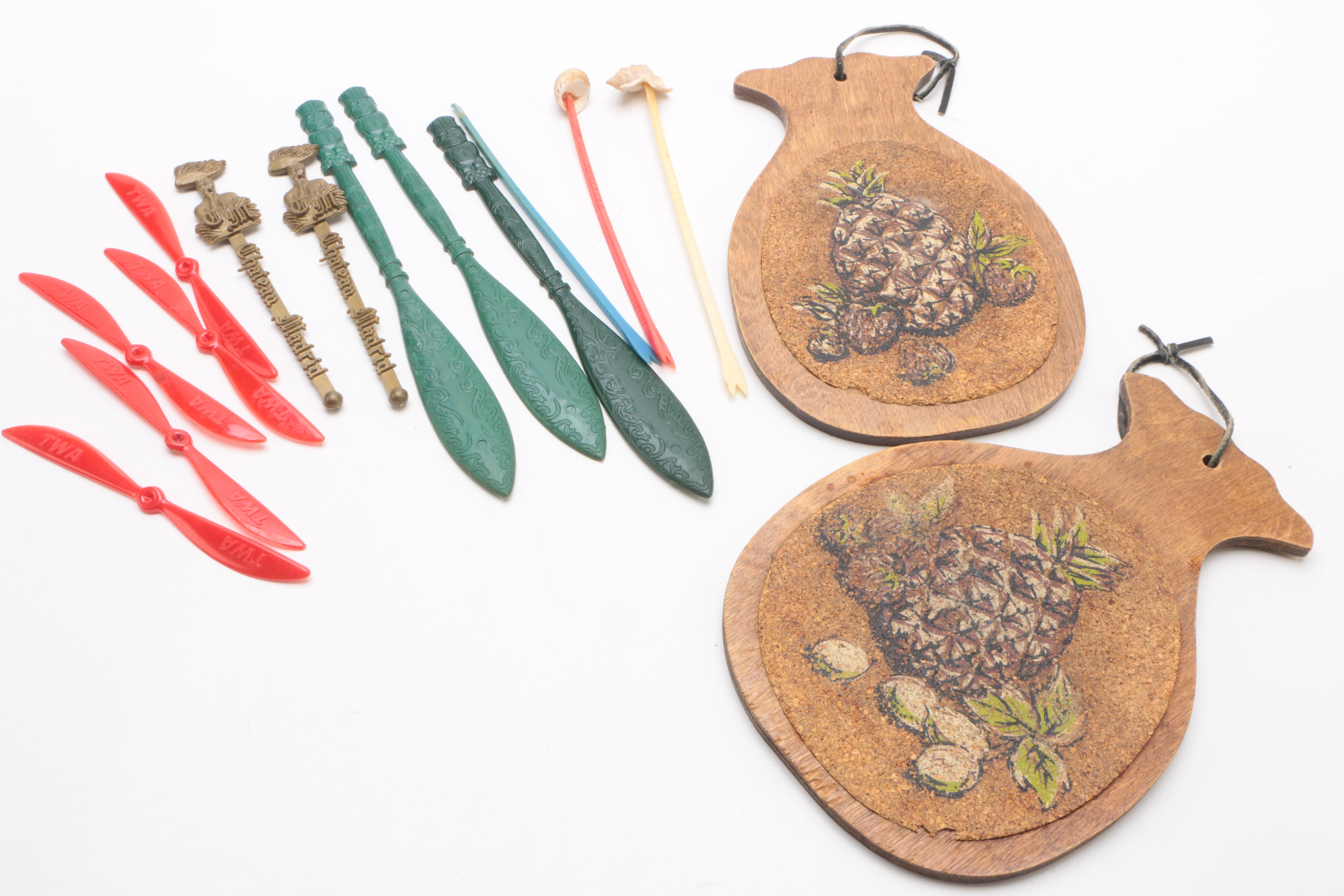 Vintage Signed Julene Mechler Hawaiian Dancer Figurine with CDGC Figurines