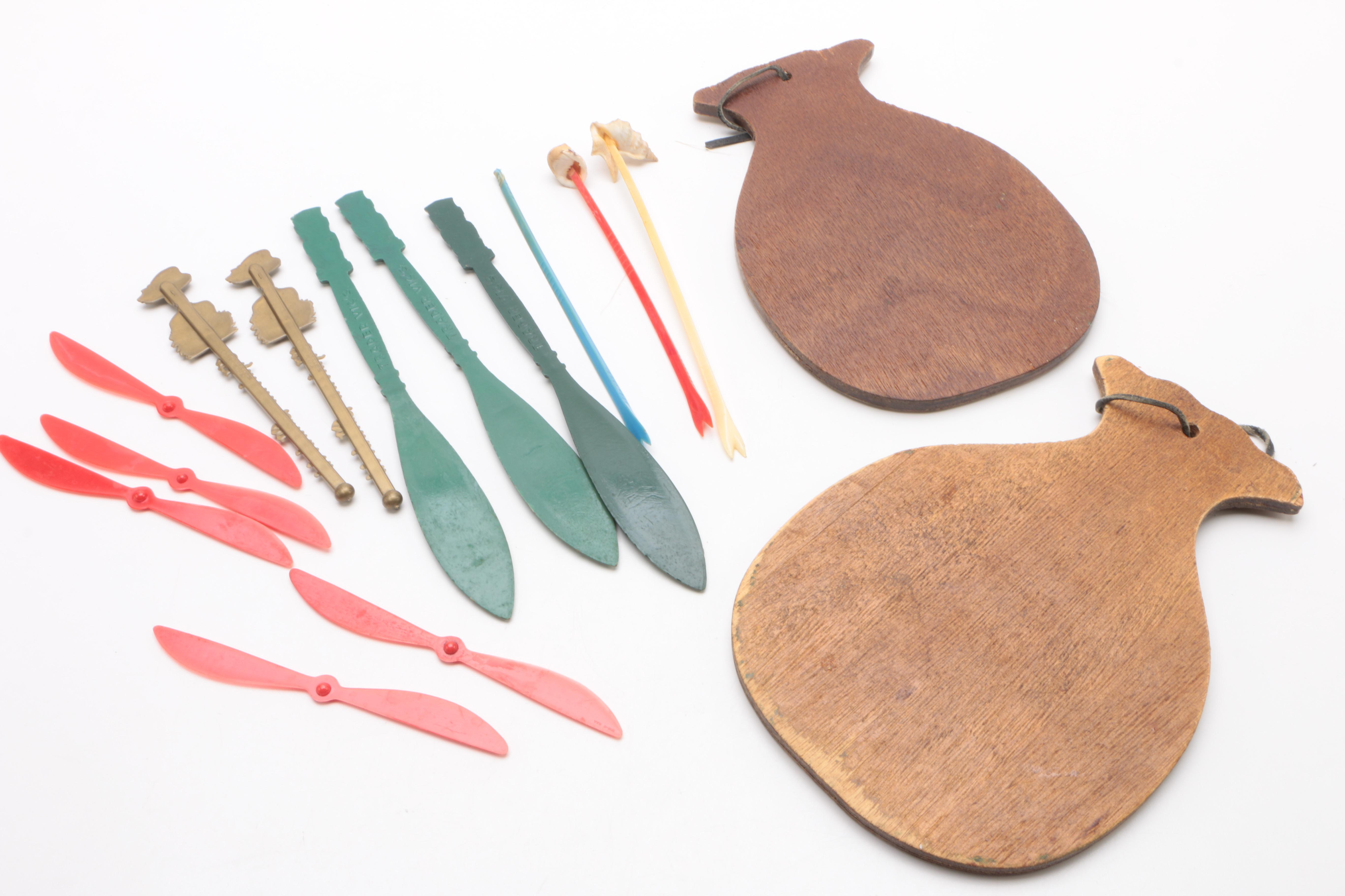 Vintage Signed Julene Mechler Hawaiian Dancer Figurine with CDGC Figurines