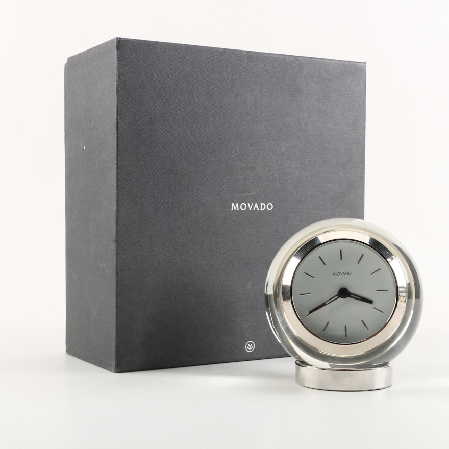 Movado "Crystal Sphere" Desk Clock by Ellen Glassman