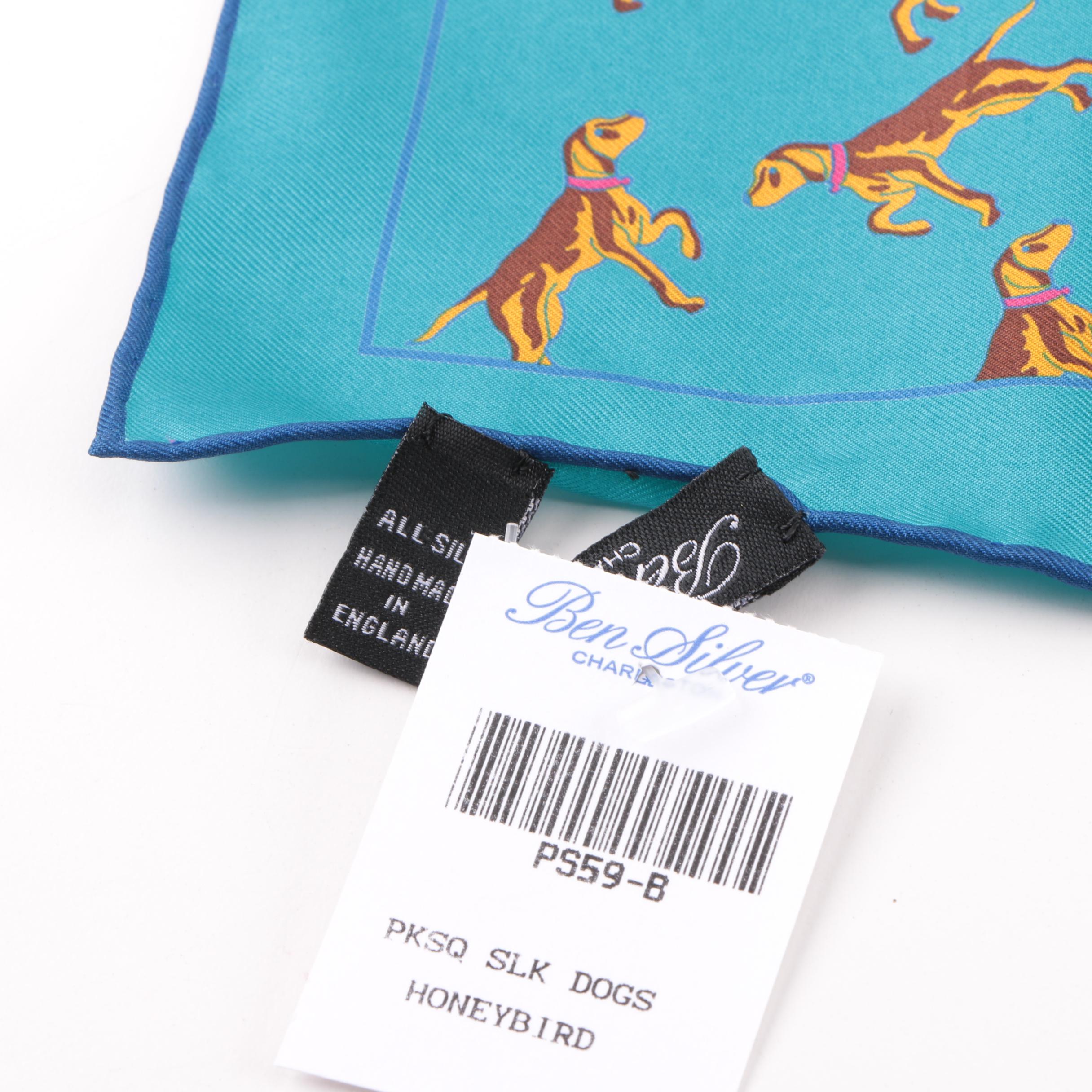 Men's Neckties and Handkerchiefs including Ben Silver