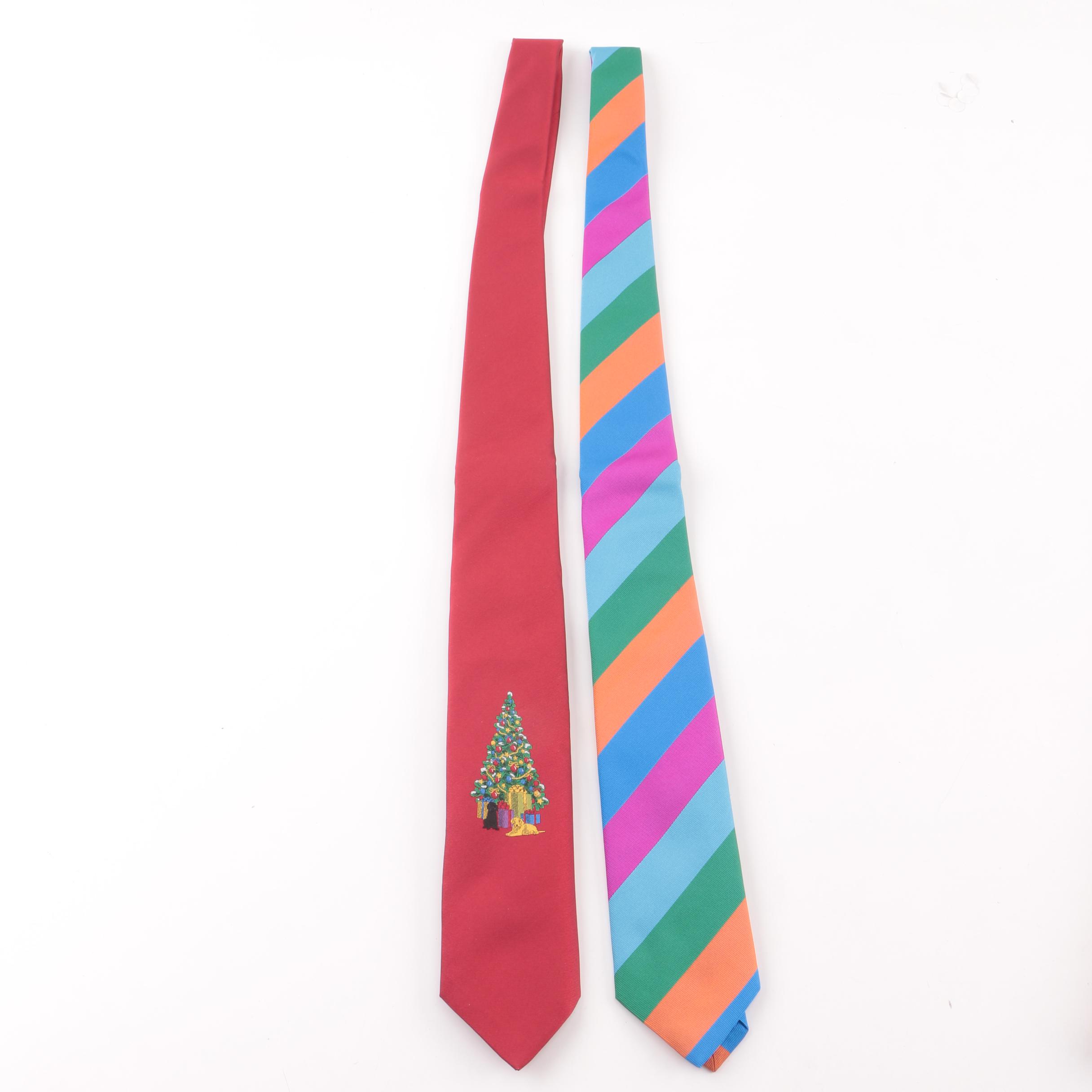 Men's Neckties and Handkerchiefs including Ben Silver