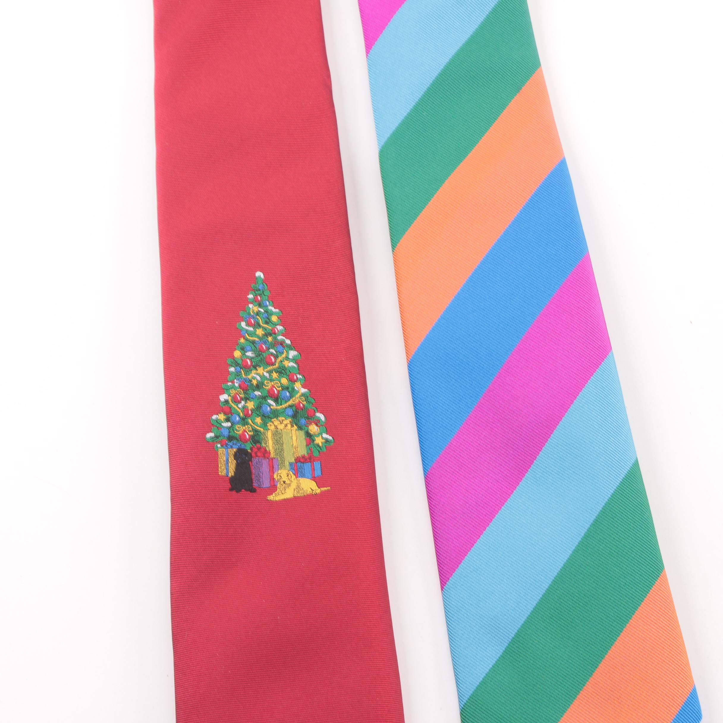 Men's Neckties and Handkerchiefs including Ben Silver