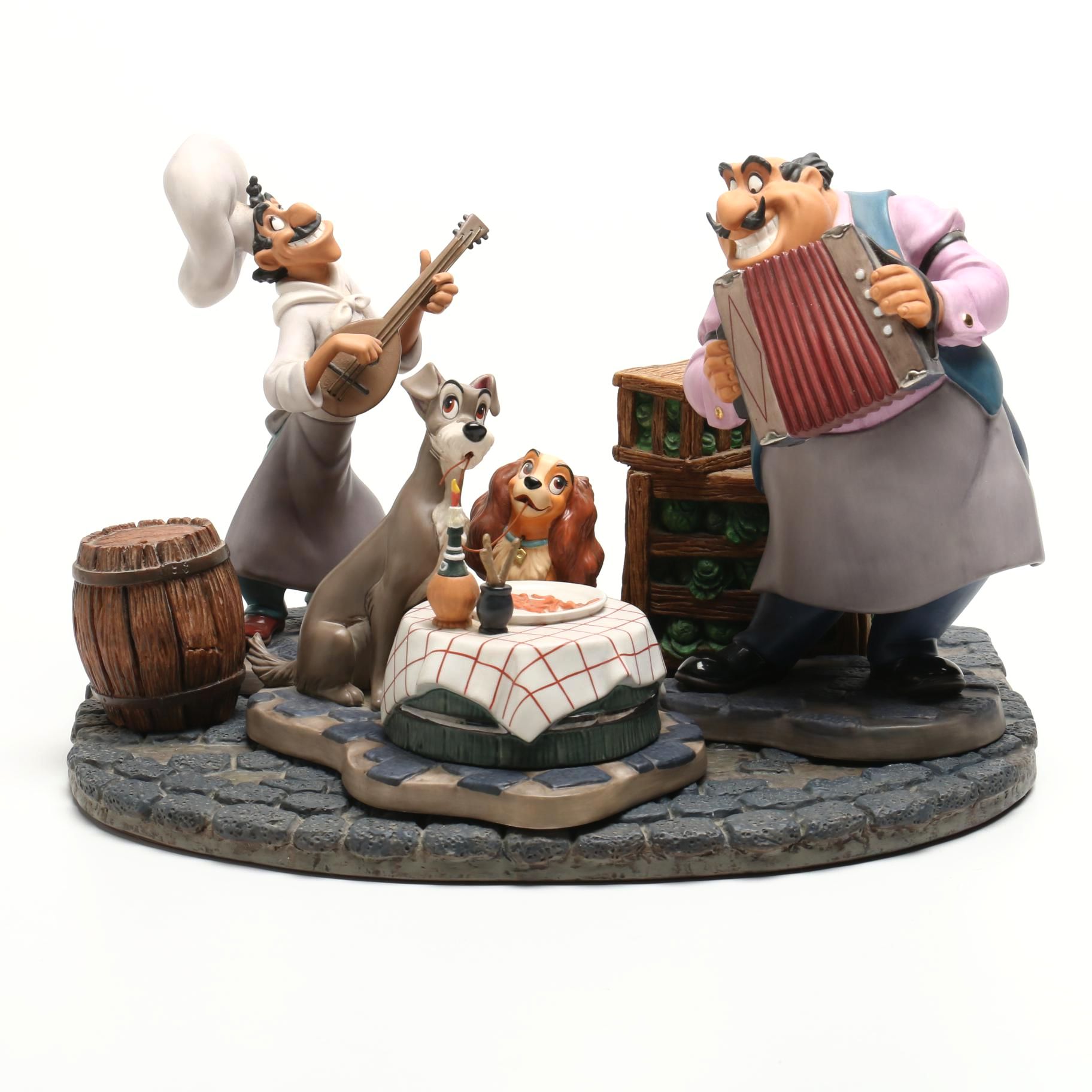 Walt Disney Classics Collection "Lady and The Tramp" Figurines
