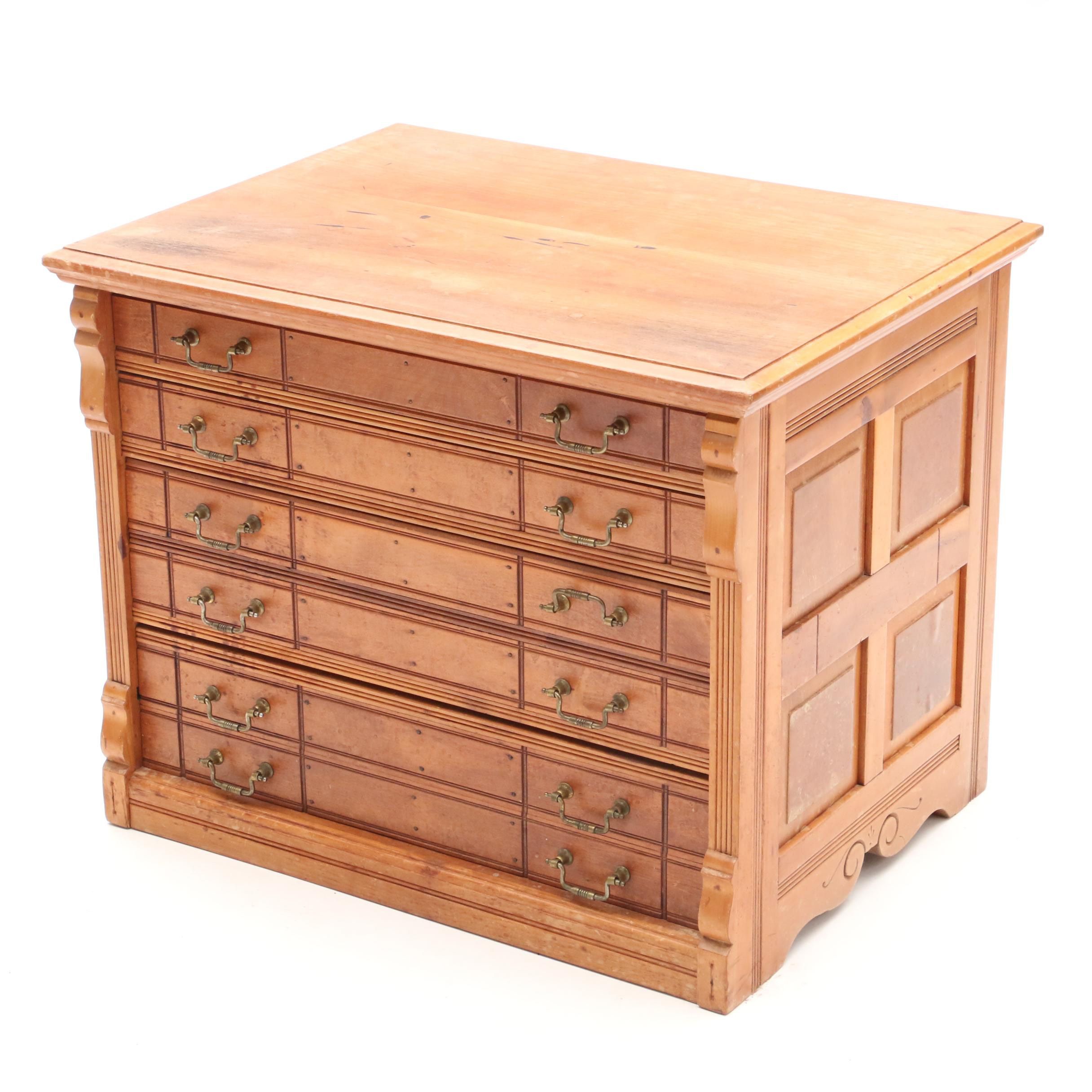 Vintage Willimantic Spool Cabinet