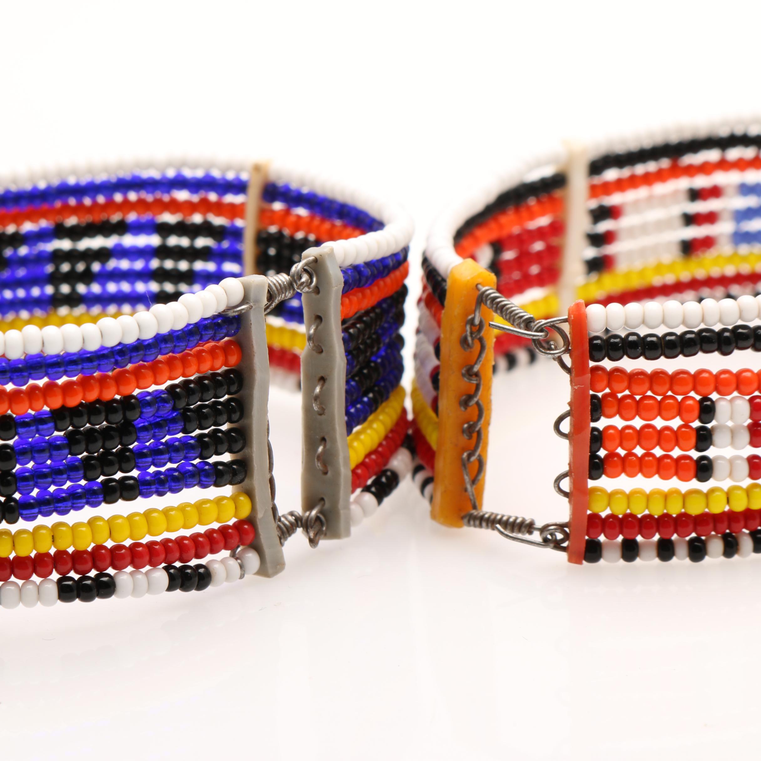 Collection of Hand Beaded Native American Jewelry