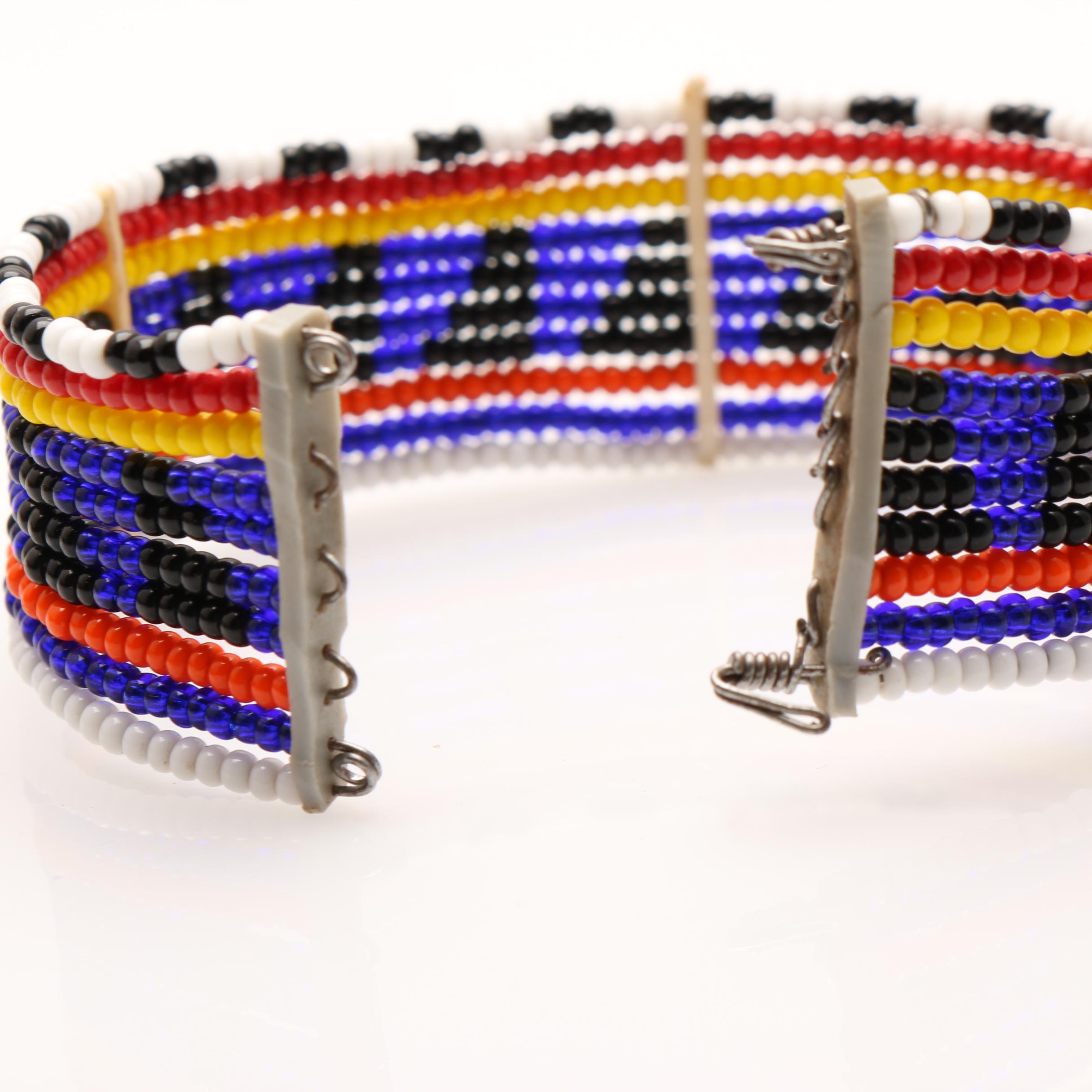 Collection of Hand Beaded Native American Jewelry