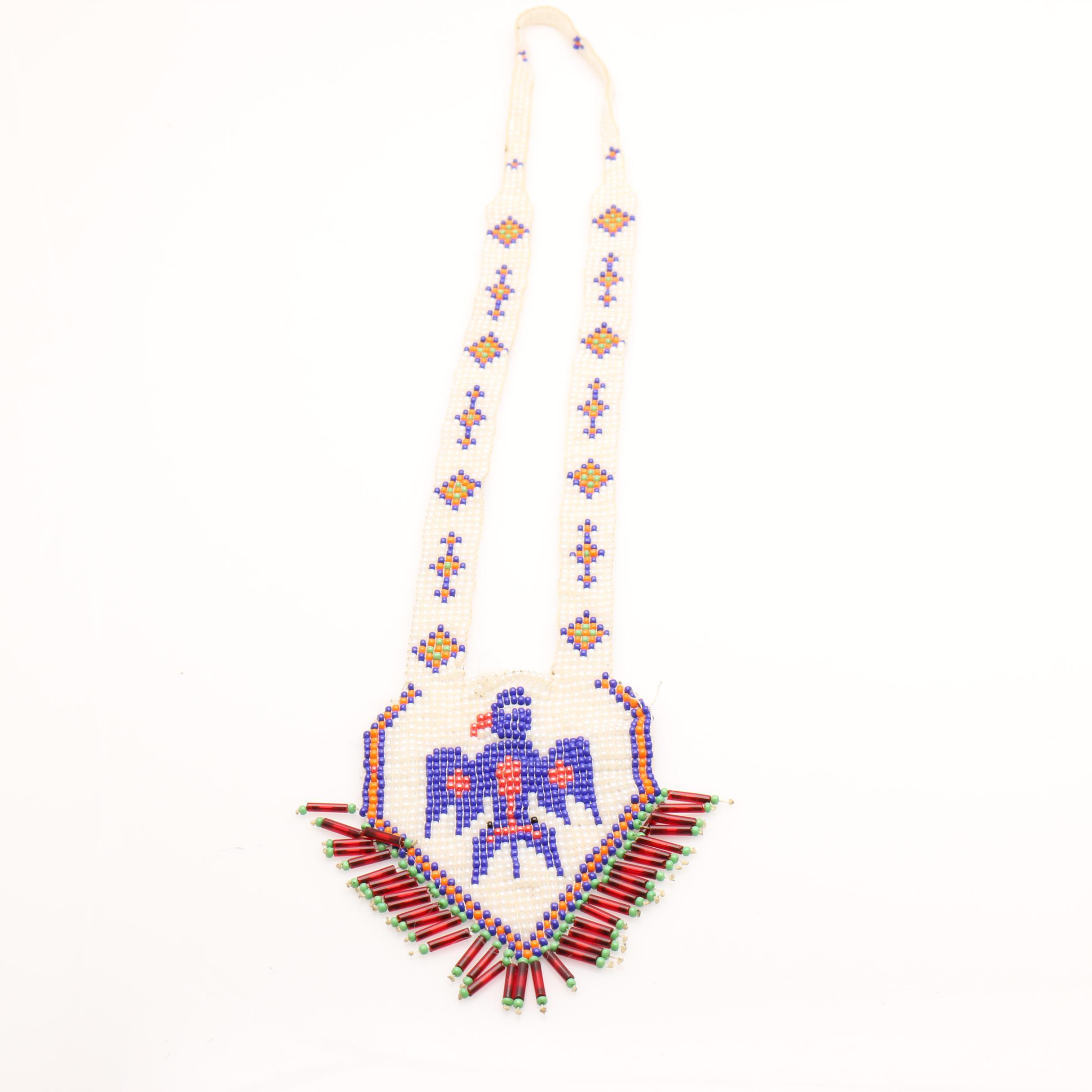 Collection of Hand Beaded Native American Jewelry