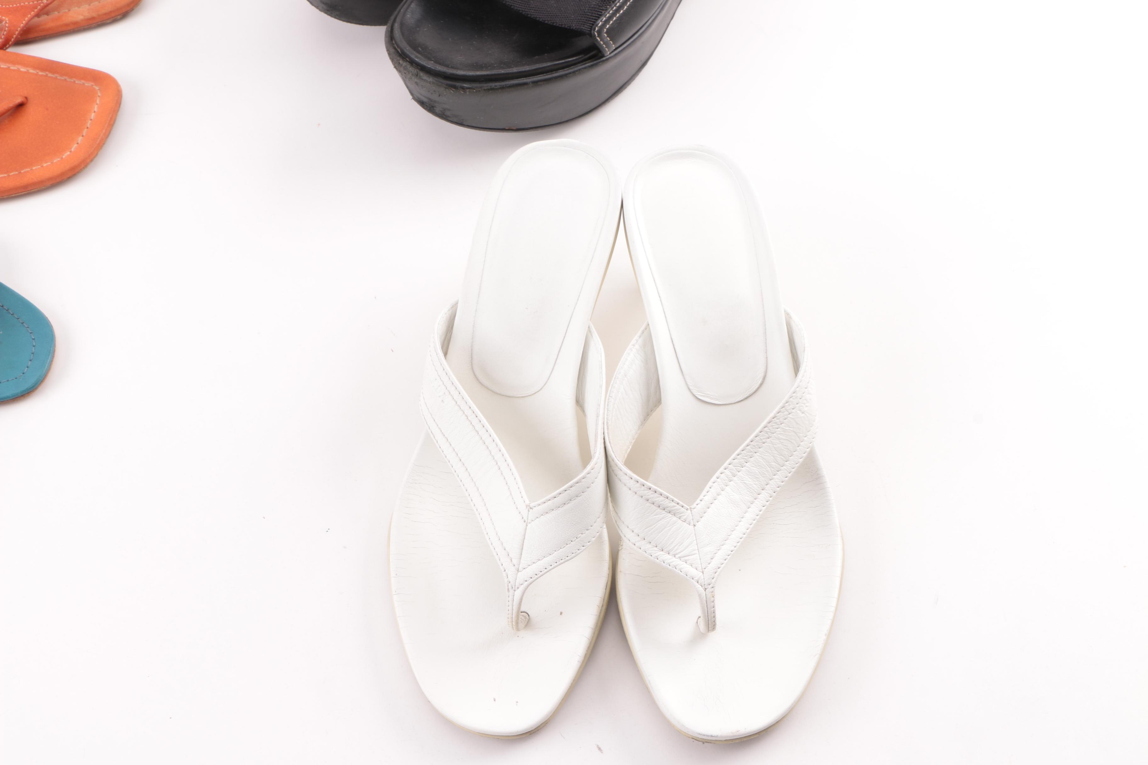 Prada Leather Sandals and Flats