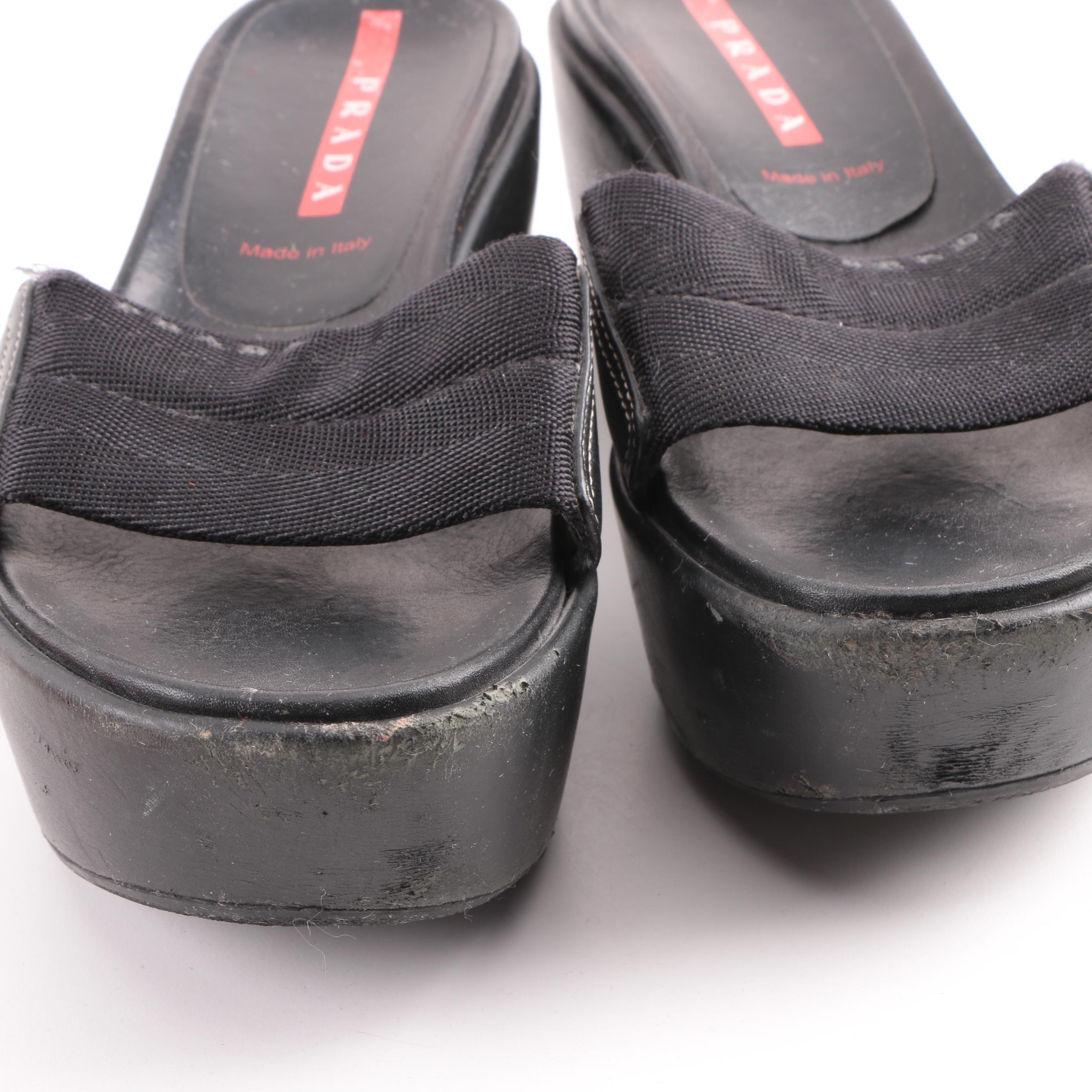 Prada Leather Sandals and Flats