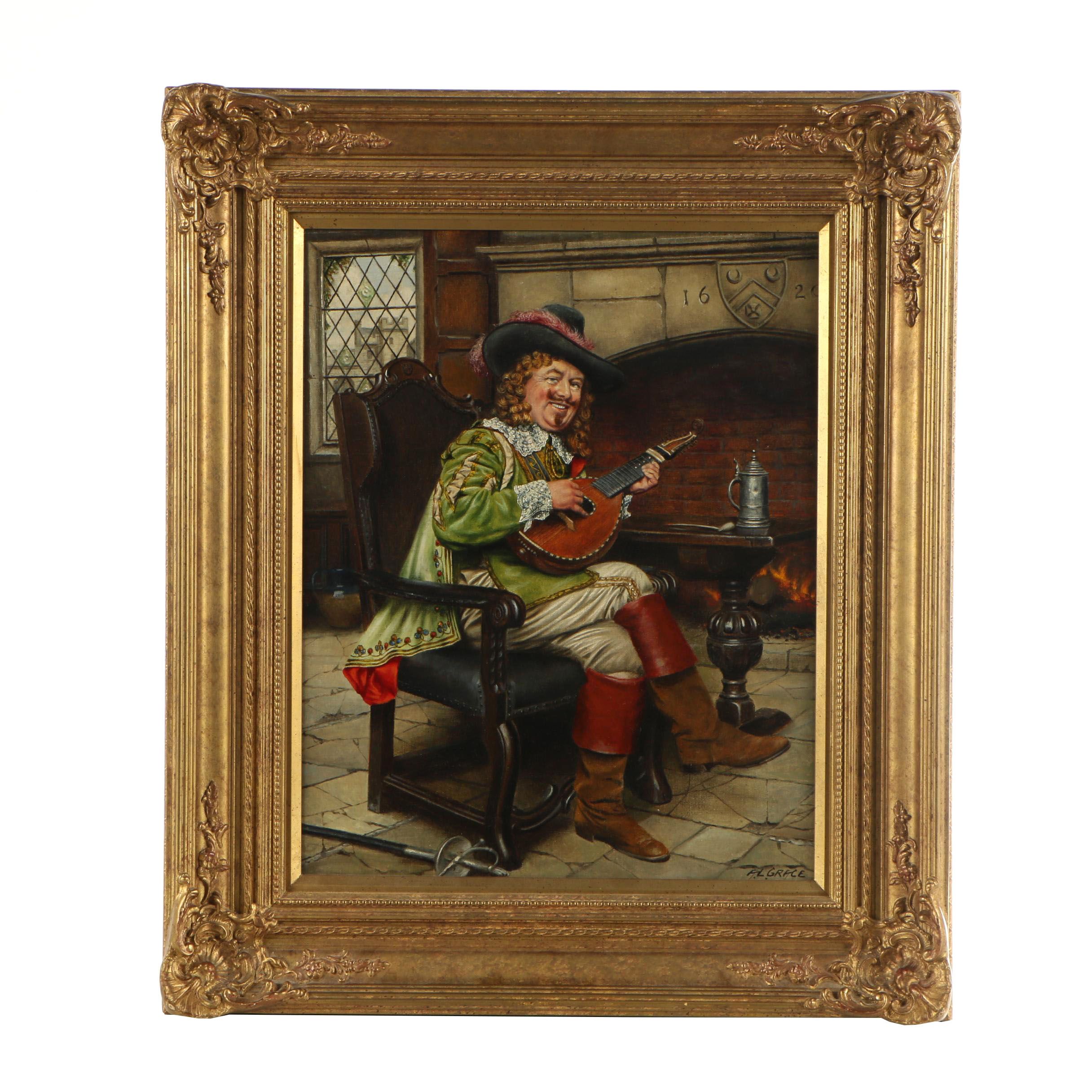 Alfred Lyndon Grace Oil Painting