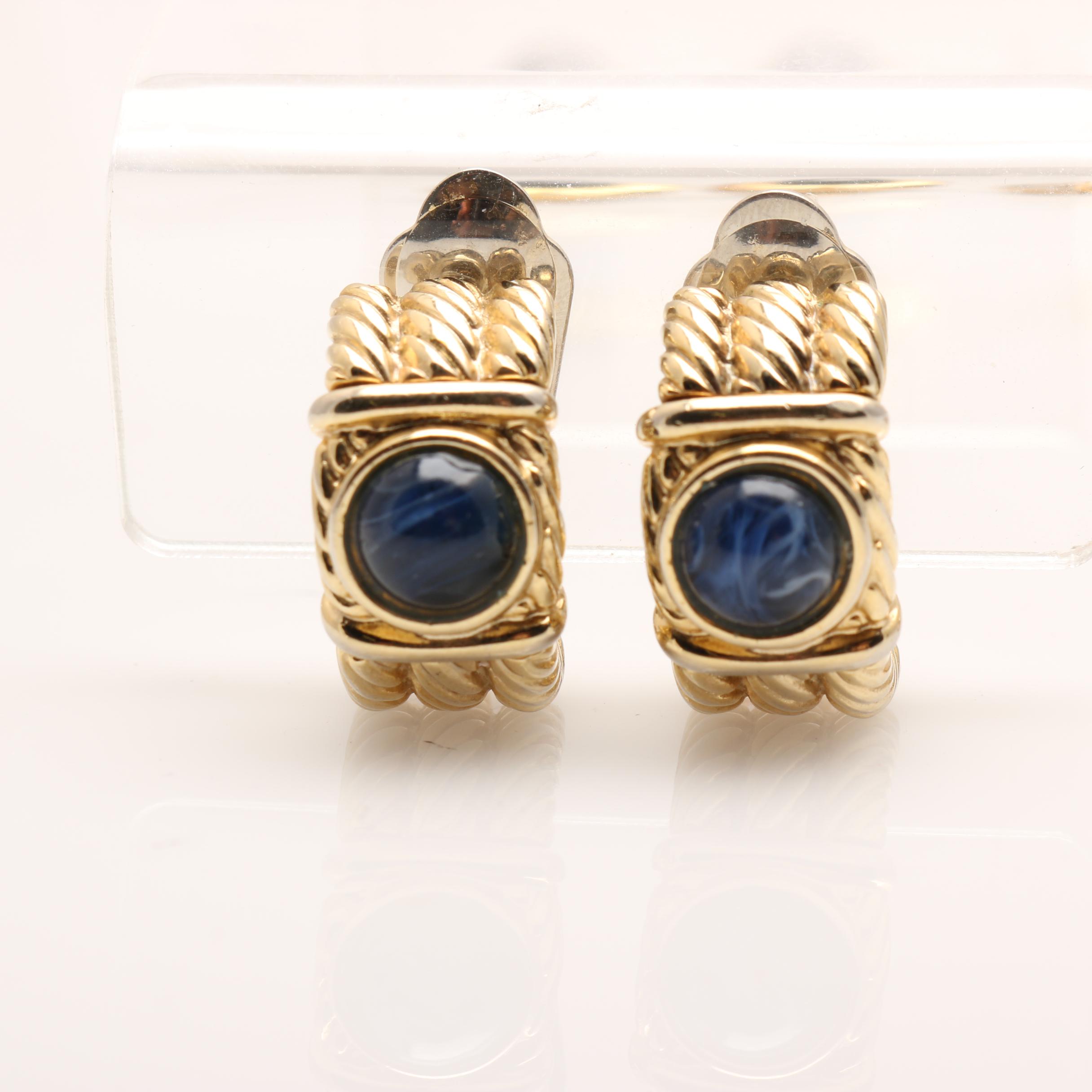 1980s Accent Earrings Including Nina Ricci and Pastelli