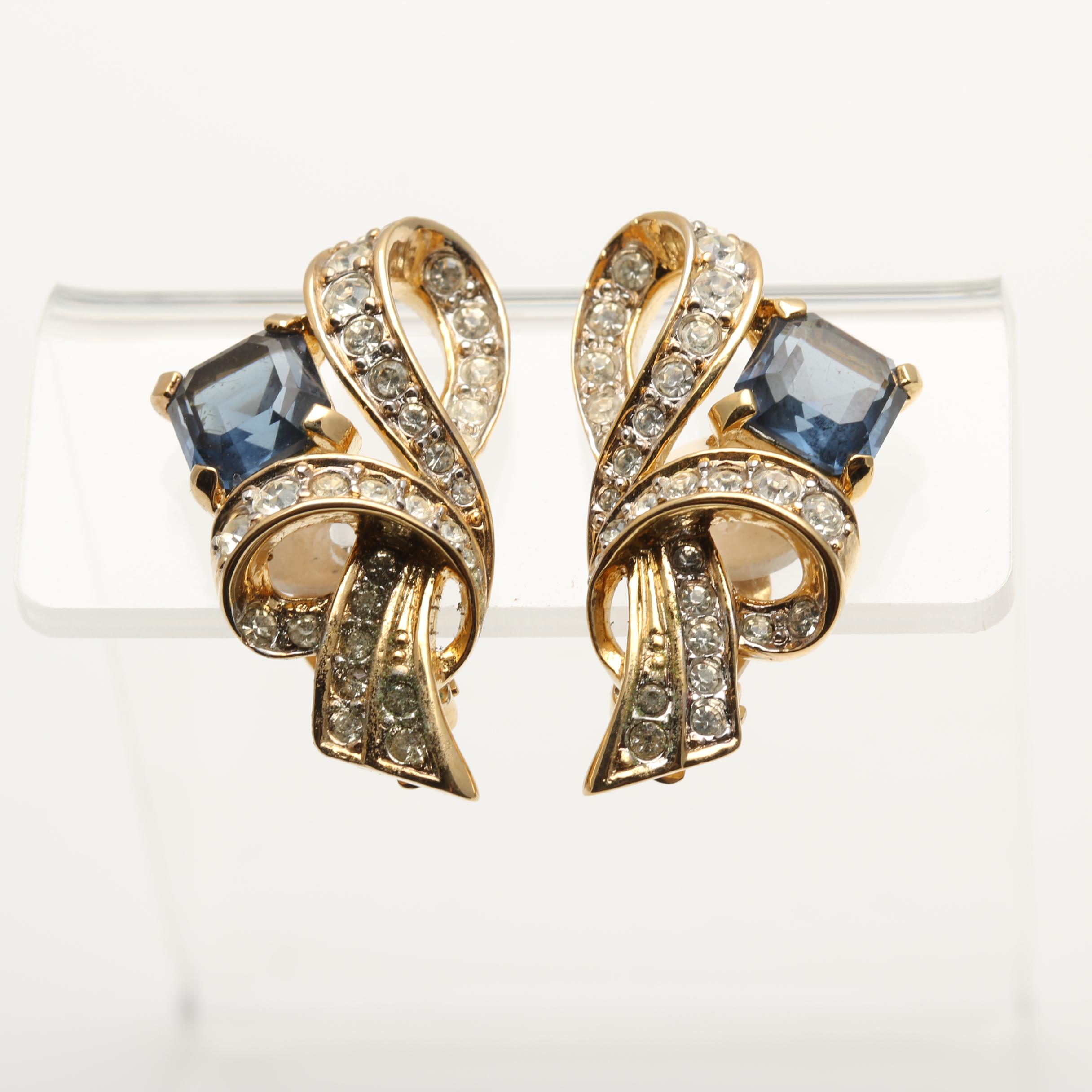 1980s Accent Earrings Including Nina Ricci and Pastelli